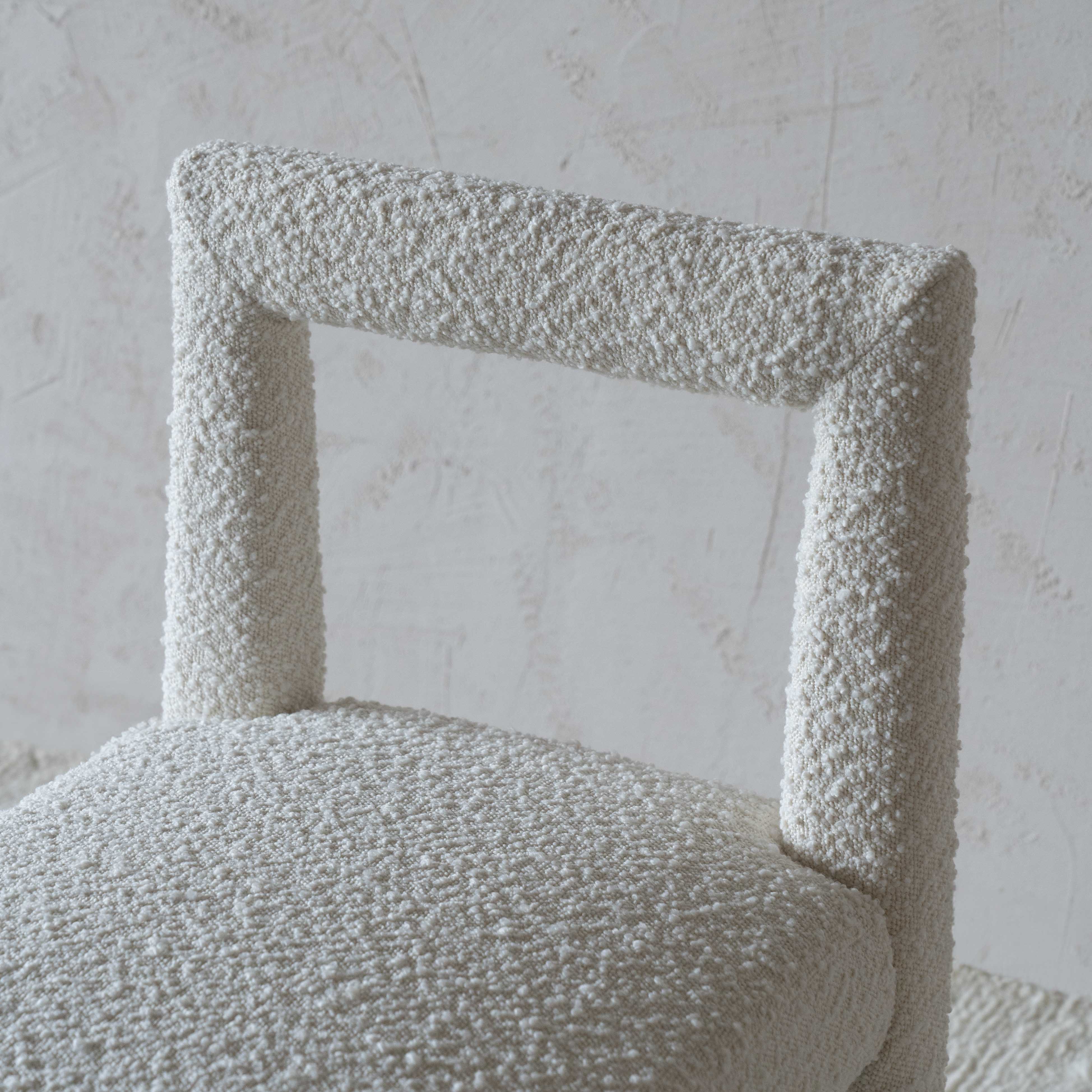 Miso Modern Boucle Dining Chair - Dining Chairs - WS Living Furniture Furniture Store in Dubai