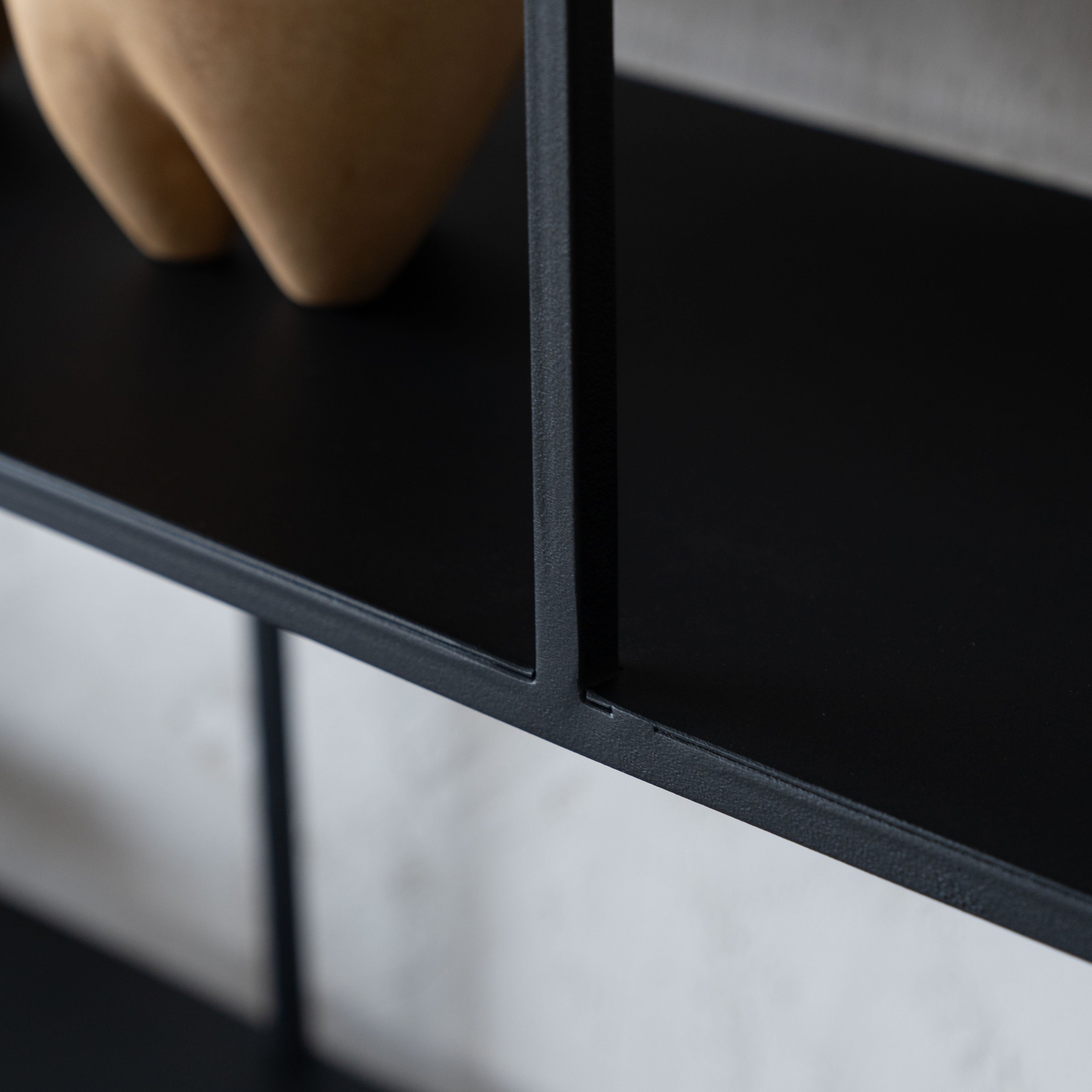 Monochrome big Column Powder Coated Steel Book Shelf - Shelf - WS Living Furniture Home Furniture Stores in Dubai