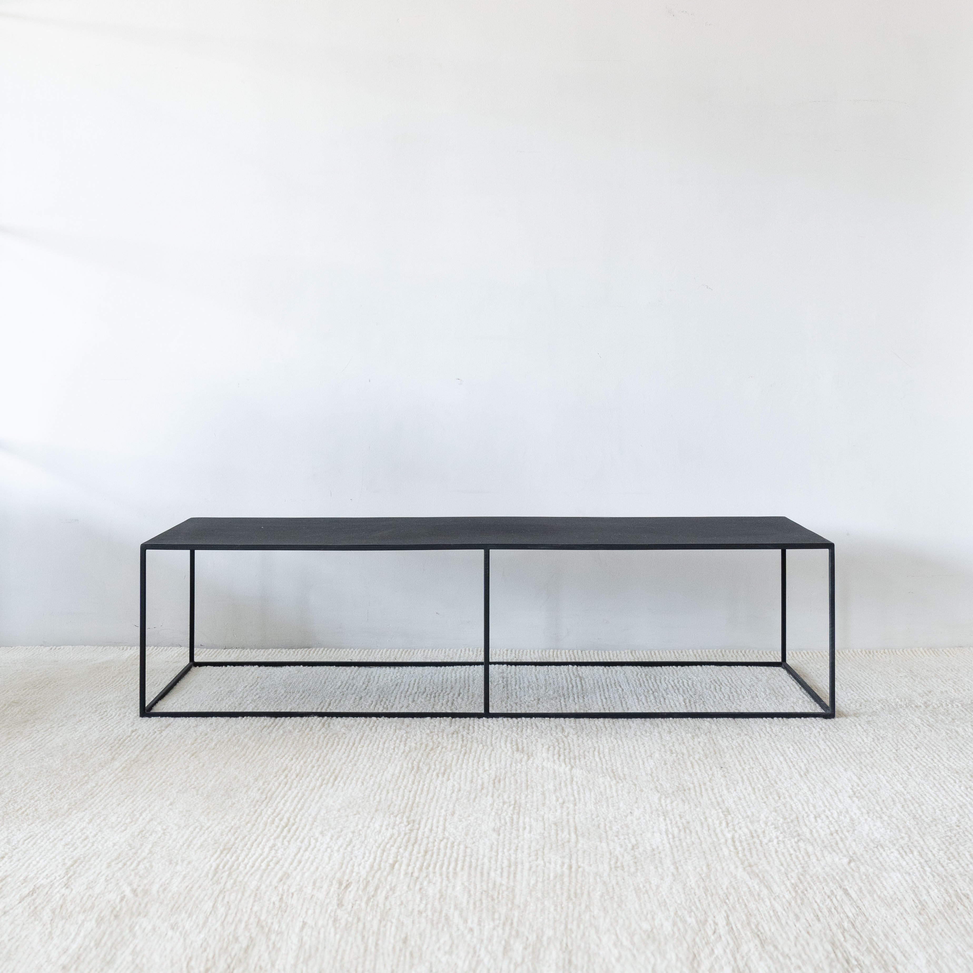 Monochrome Black Powder Coated Coffee Table - - WS Living Furniture Furniture Store in Dubai
