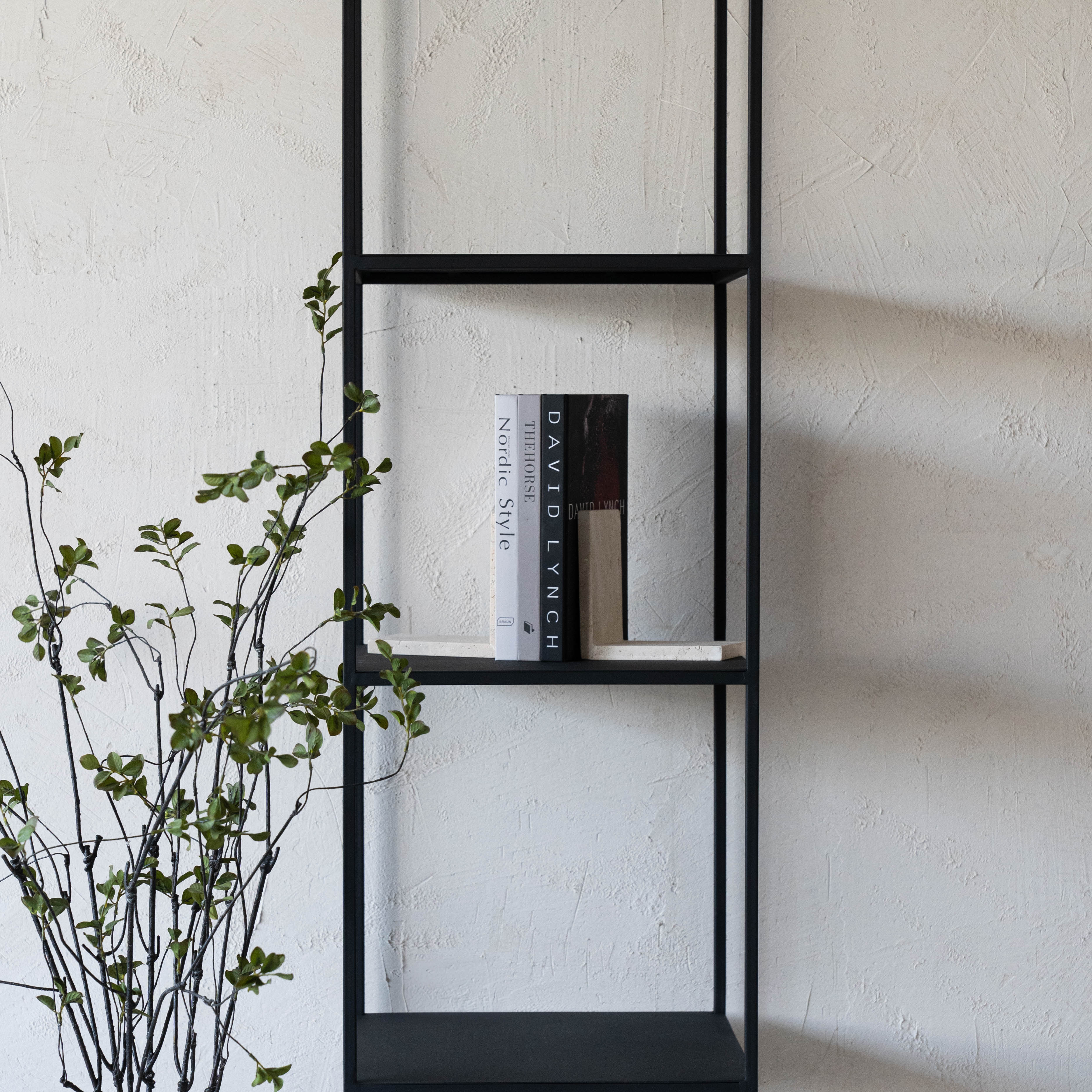 Monochrome Single Powder Coated Steel Shelf - Small - Shelves - WS Living Furniture Furniture Store in Dubai