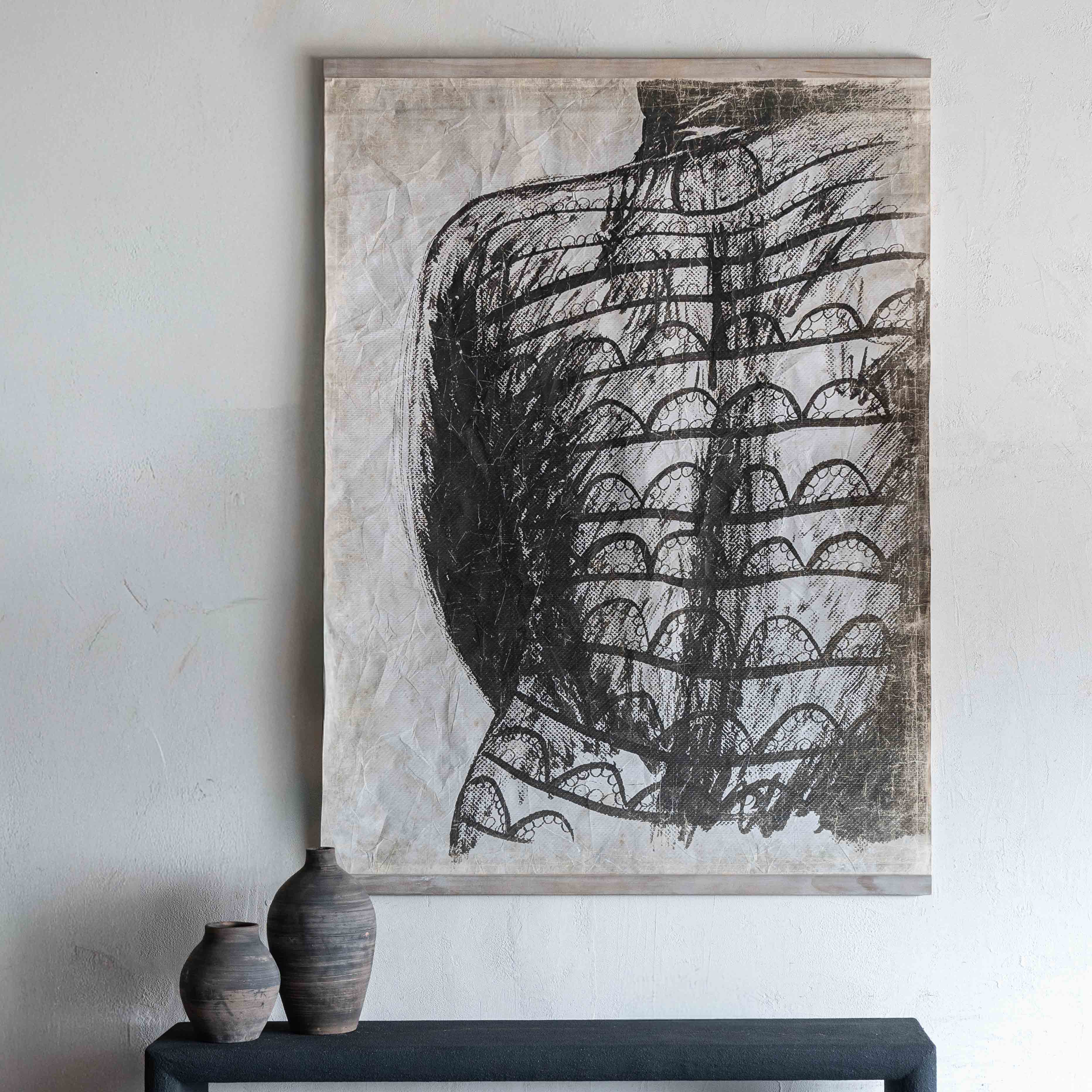 Monovibe Statement Craft Paper Wall Art - Art Paintings - WS Living Furniture Furniture Store in Dubai