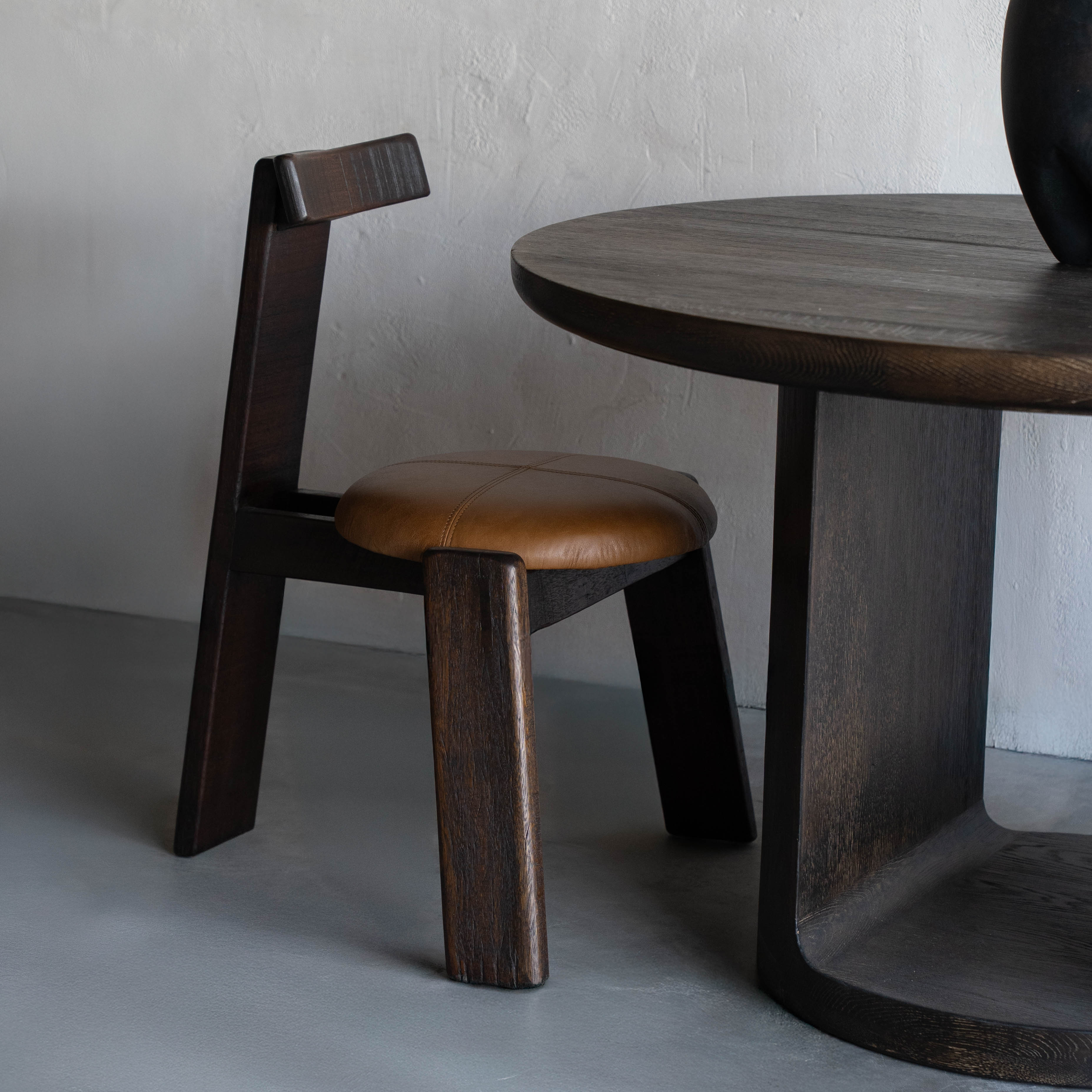 Monroe French Style Modern Leather Dining Chair