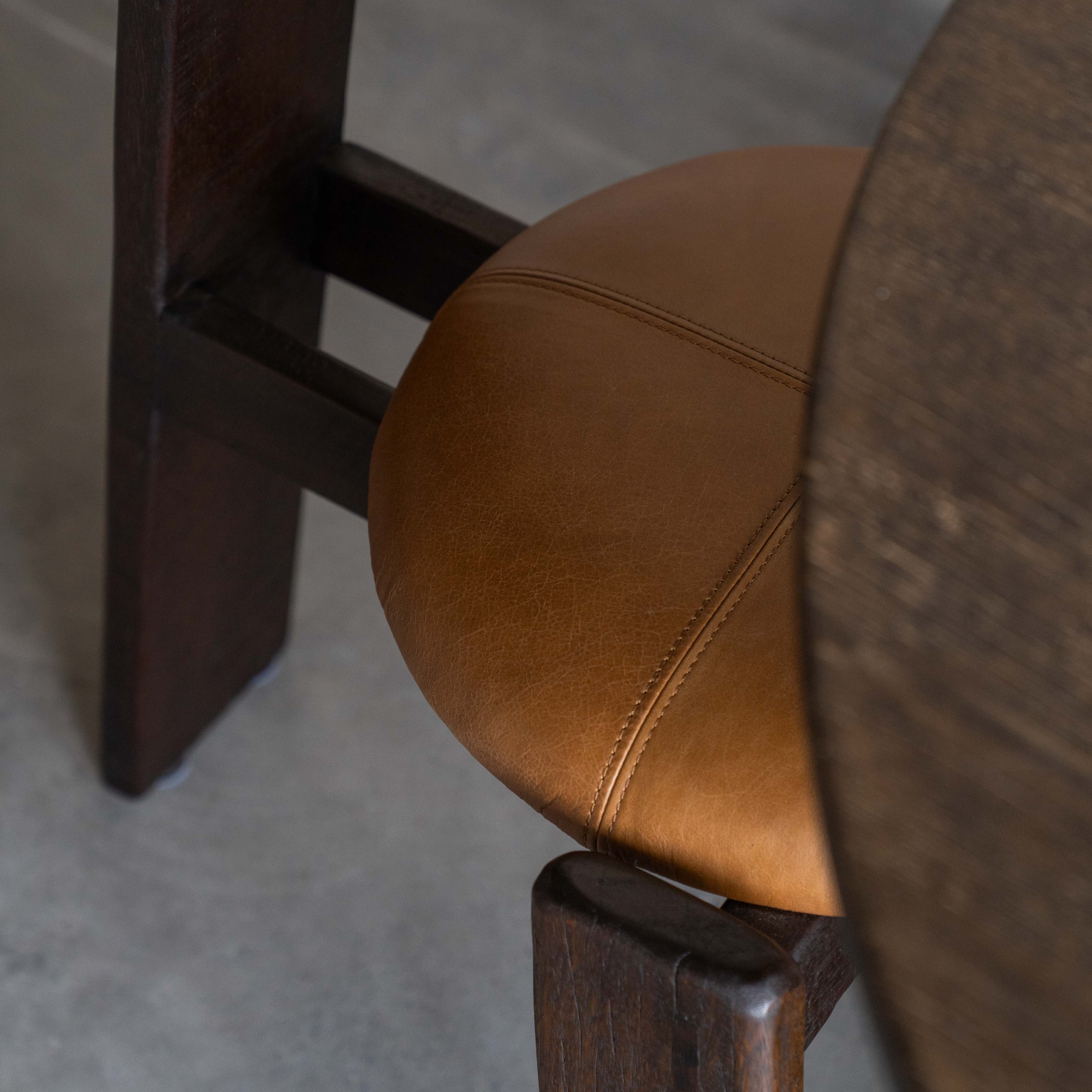 Monroe French Style Modern Leather Dining Chair