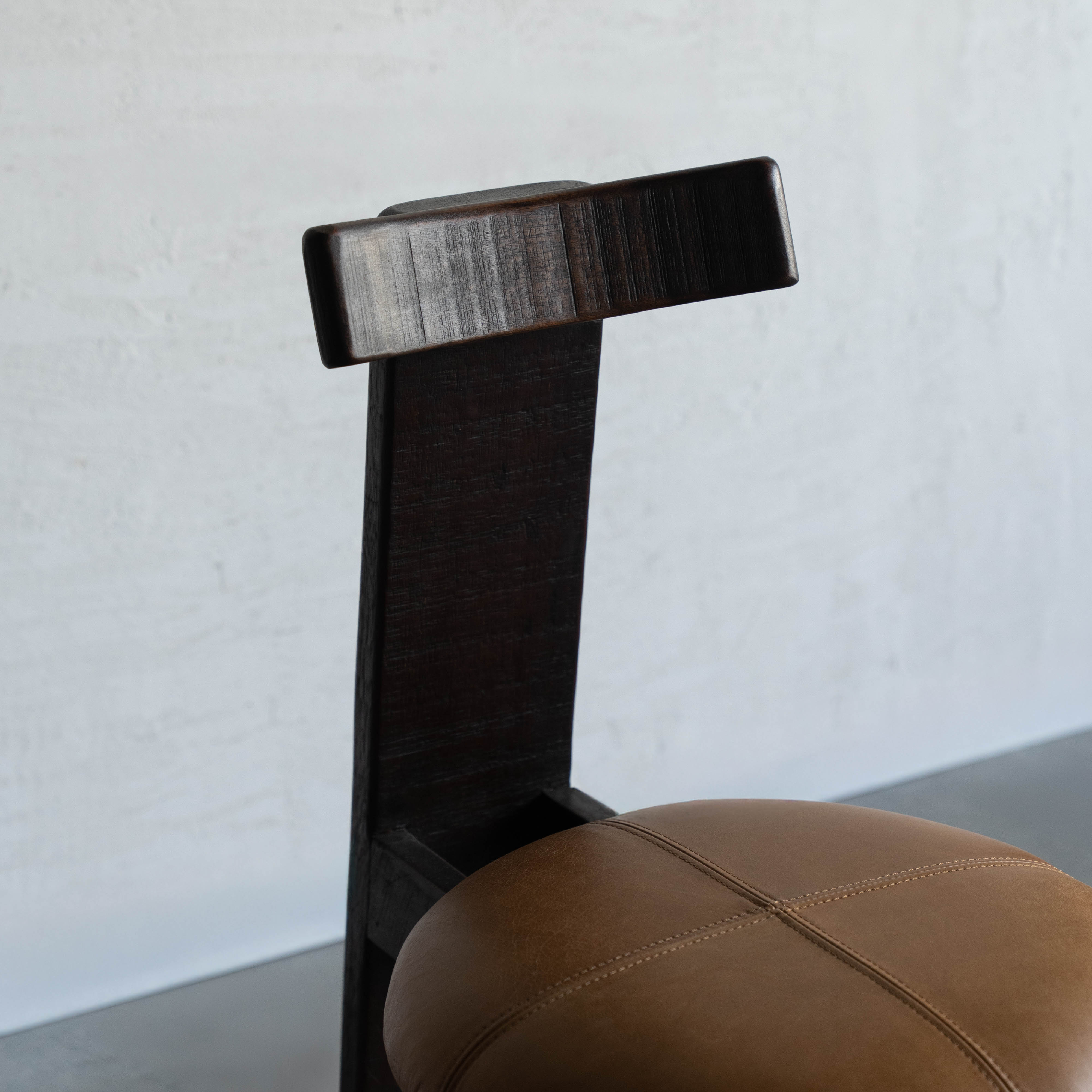 Monroe French Style Modern Leather Dining Chair