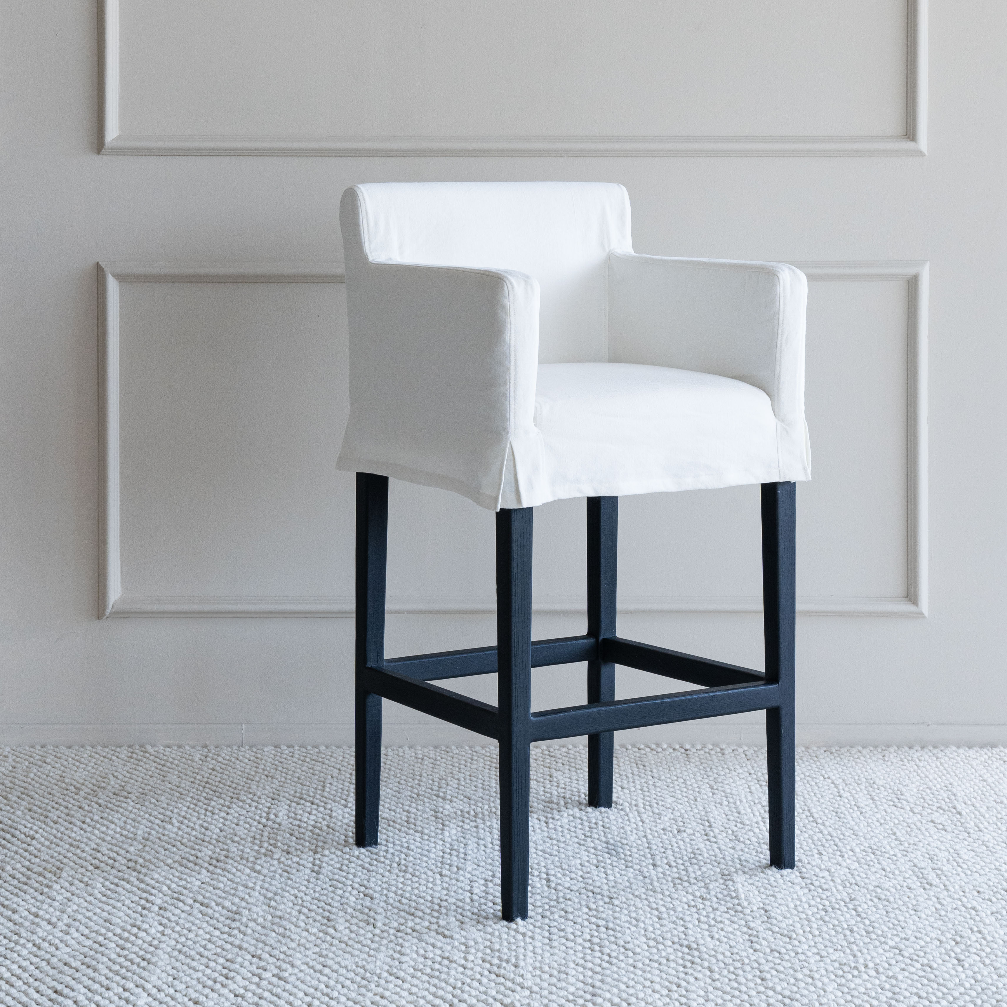 Montreal-Wooden Bar Stool - Bar Stool - WS Living Furniture  Furniture Store in Dubai