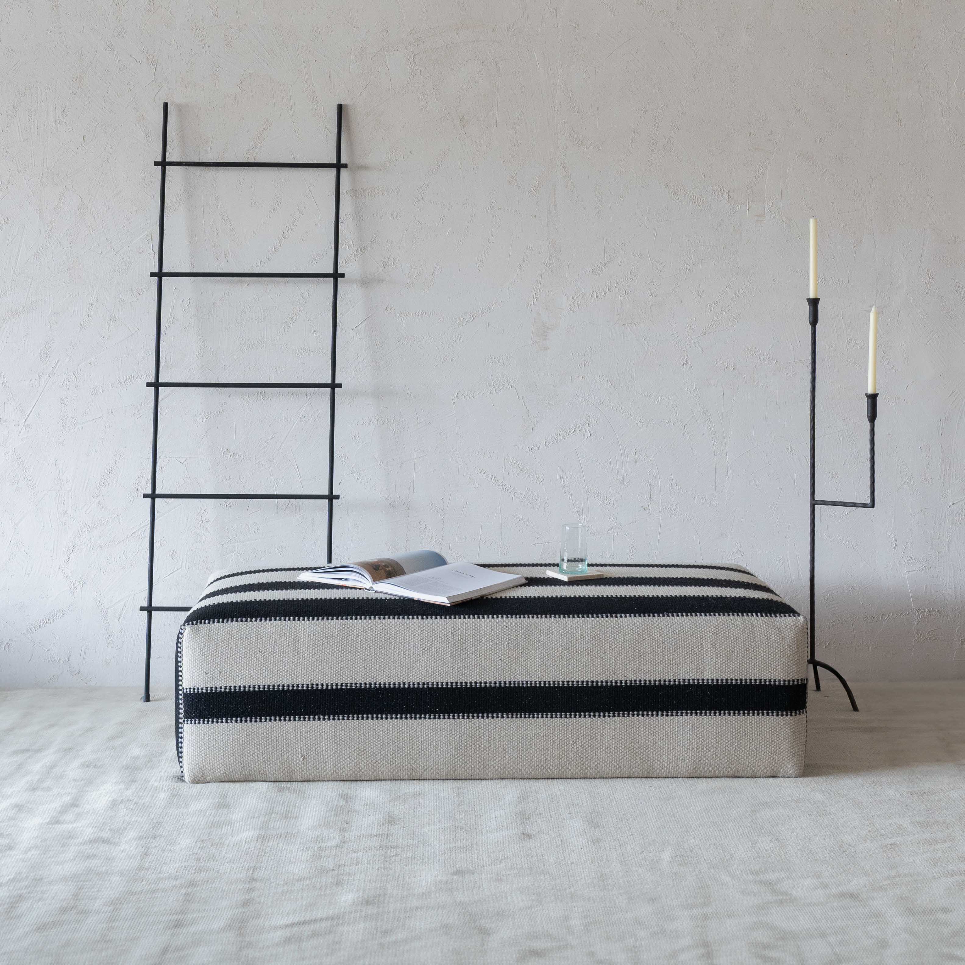 Nouf Modern Beige & Black Fabric Coffee Table - Coffee Tables - WS Living Furniture  Furniture Store in Dubai