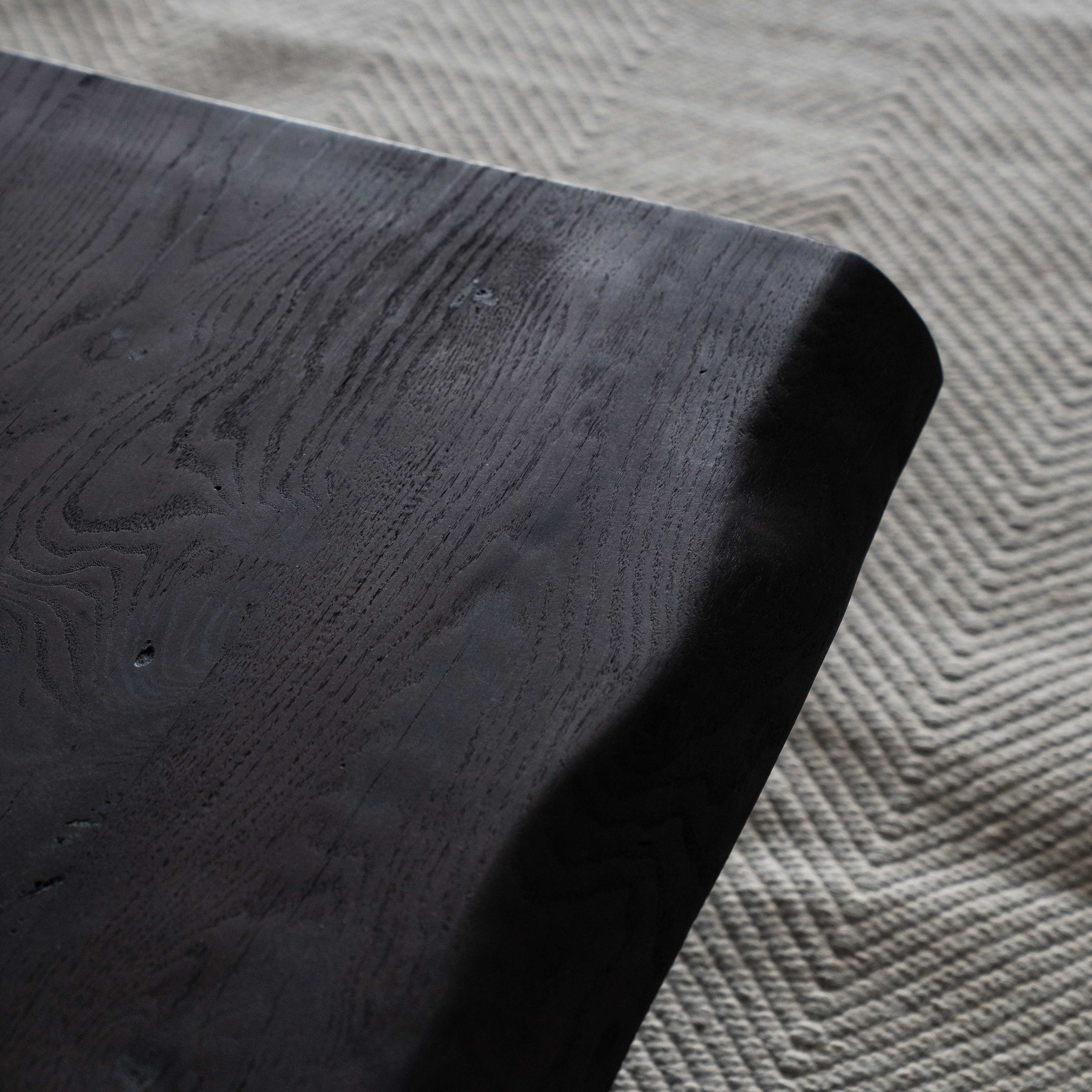 Timba Live Edge Oak Wood Artisan Coffee Table