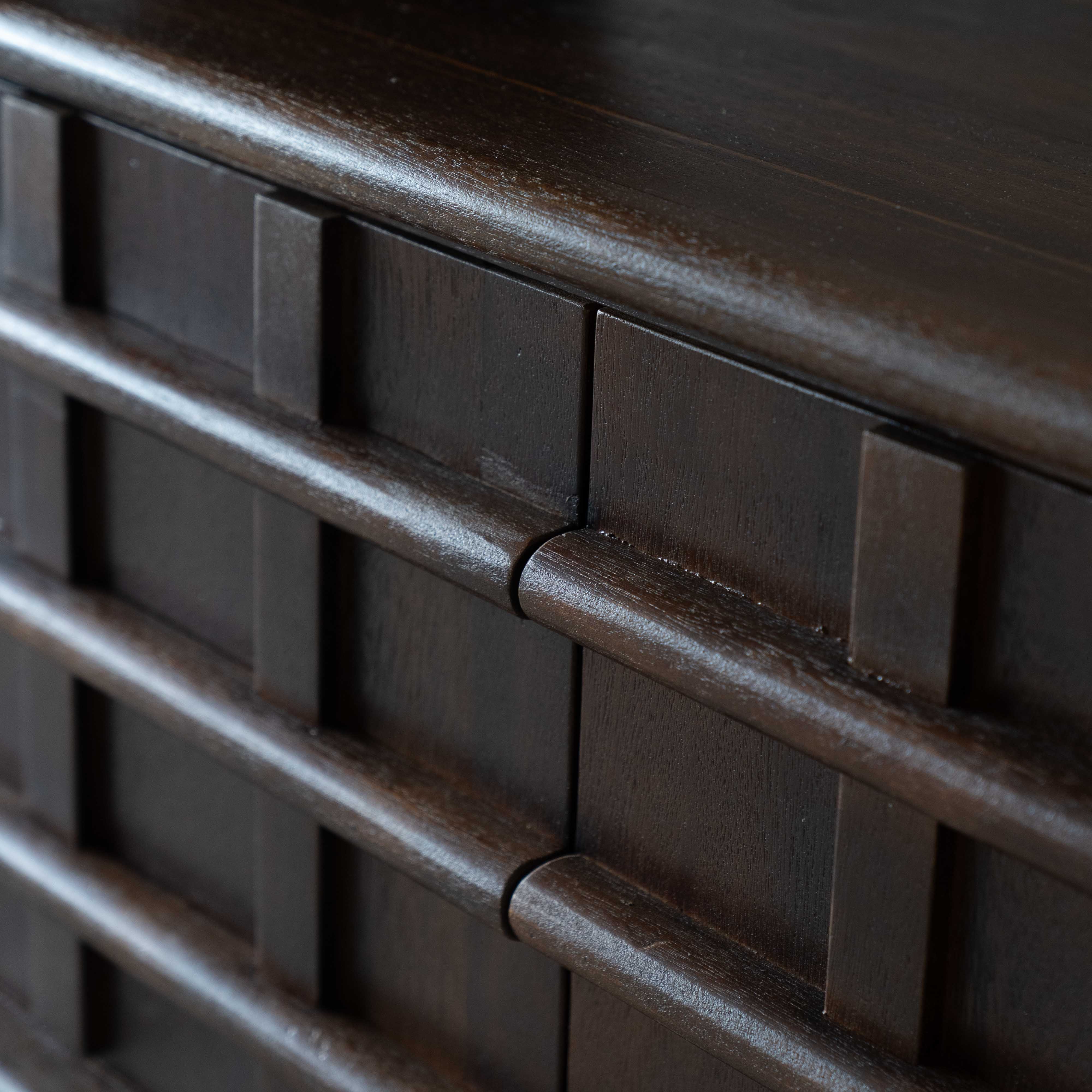 Mosaka Modern Solid Wood TV Unit - TV Units - WS Living Furniture Furniture Store in Dubai