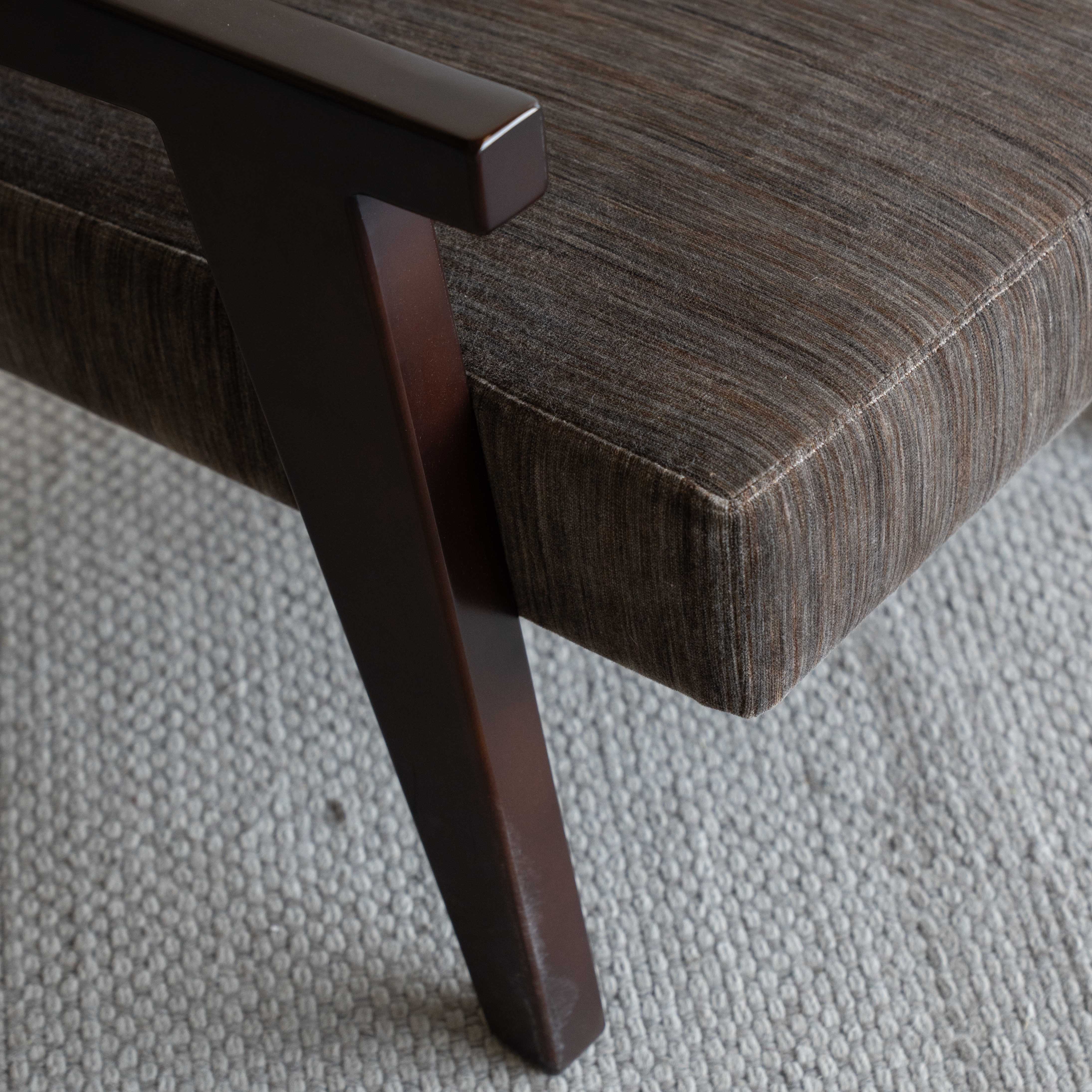 Mosswood Modern Mid Century Lounge Chair - Brown