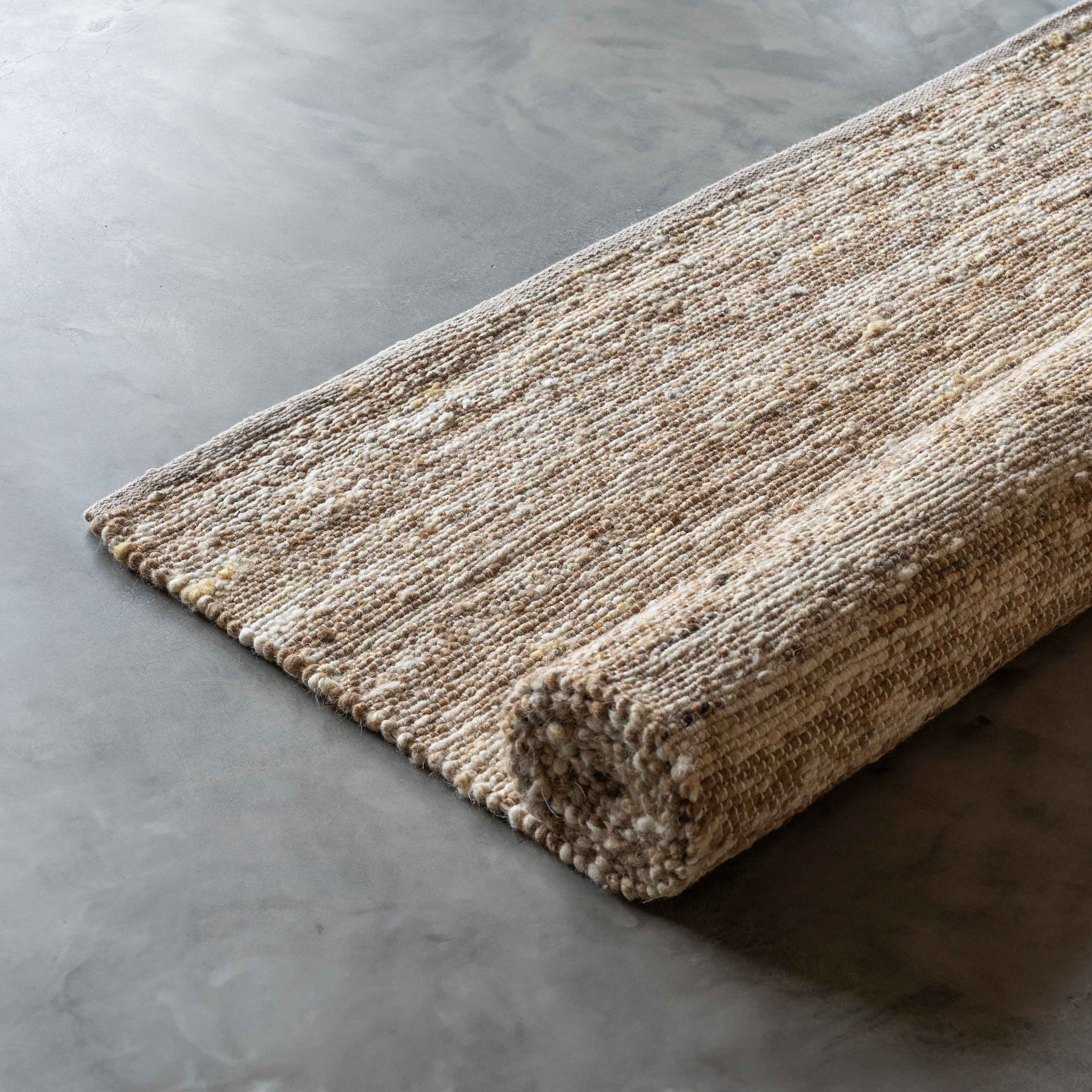 Nycil W Handcrafted Ivory Brown Wool Rug - Rugs - WS Living Furniture  Furniture Store in Dubai