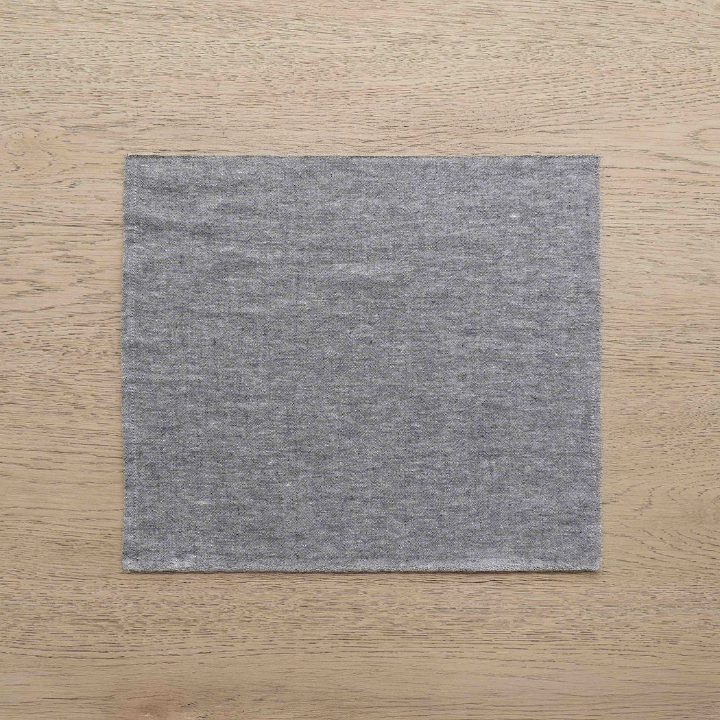 WS - Textured Set Of 2 Table Napkin - GREY