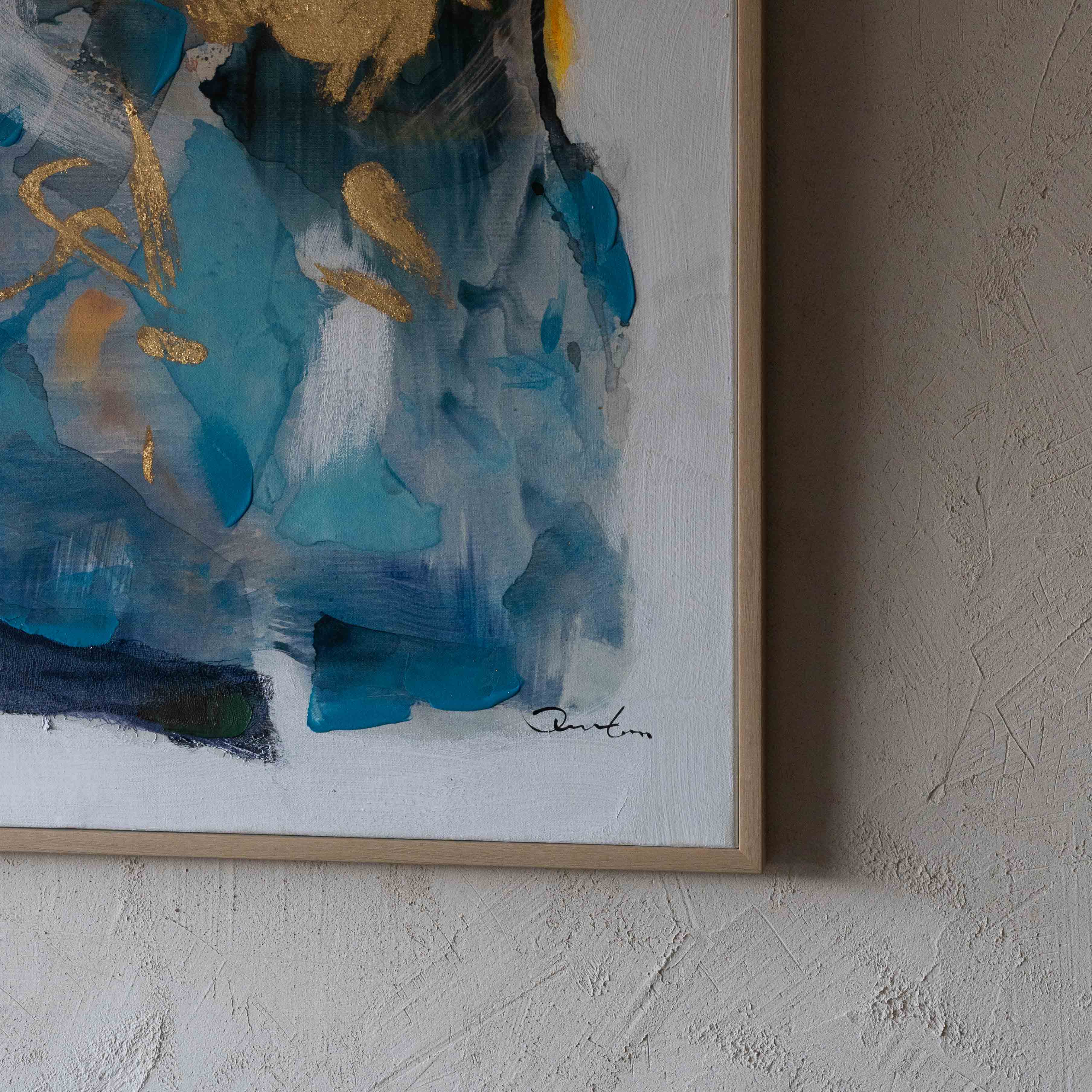 Silent Reverie Modern Hand Painted Abstract Wall Art | Art Painting - Art Paintings - WS Living Furniture Furniture Store in Dubai