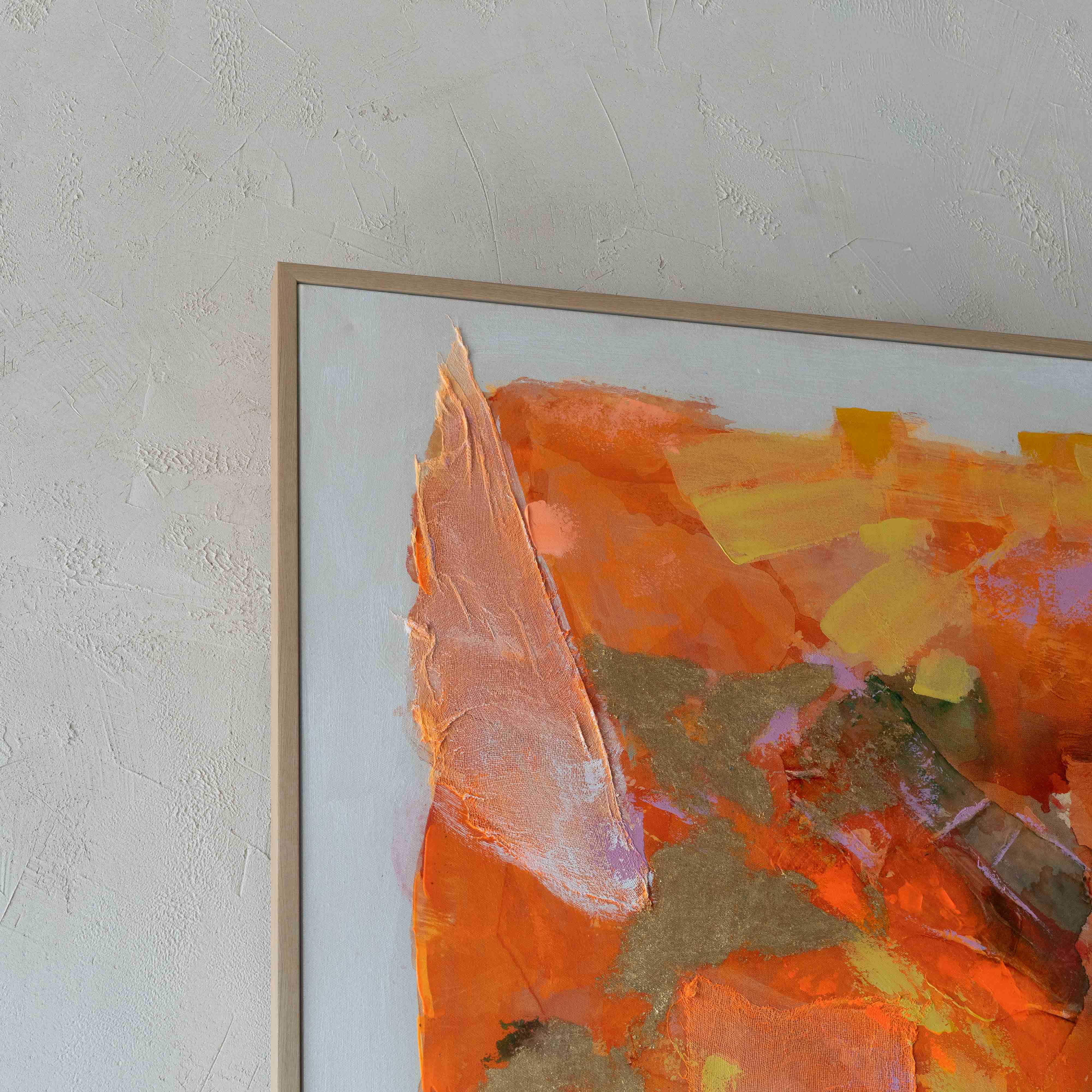 Silent Bloom Modern Hand Painted Abstract Wall Art | Art Painting - Art Paintings - WS Living Furniture Furniture Store in Dubai