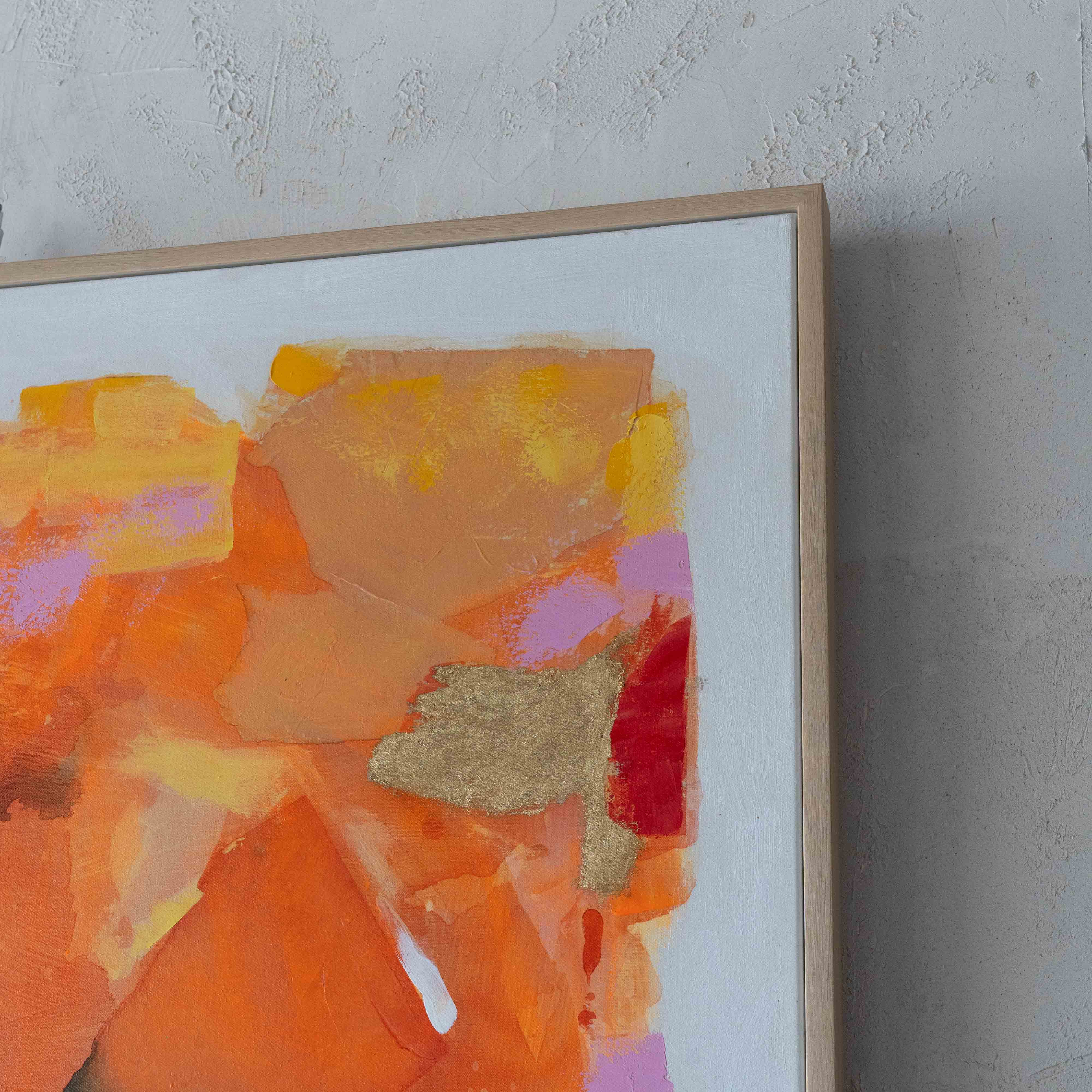 Silent Bloom Modern Hand Painted Abstract Wall Art | Art Painting - Art Paintings - WS Living Furniture Furniture Store in Dubai