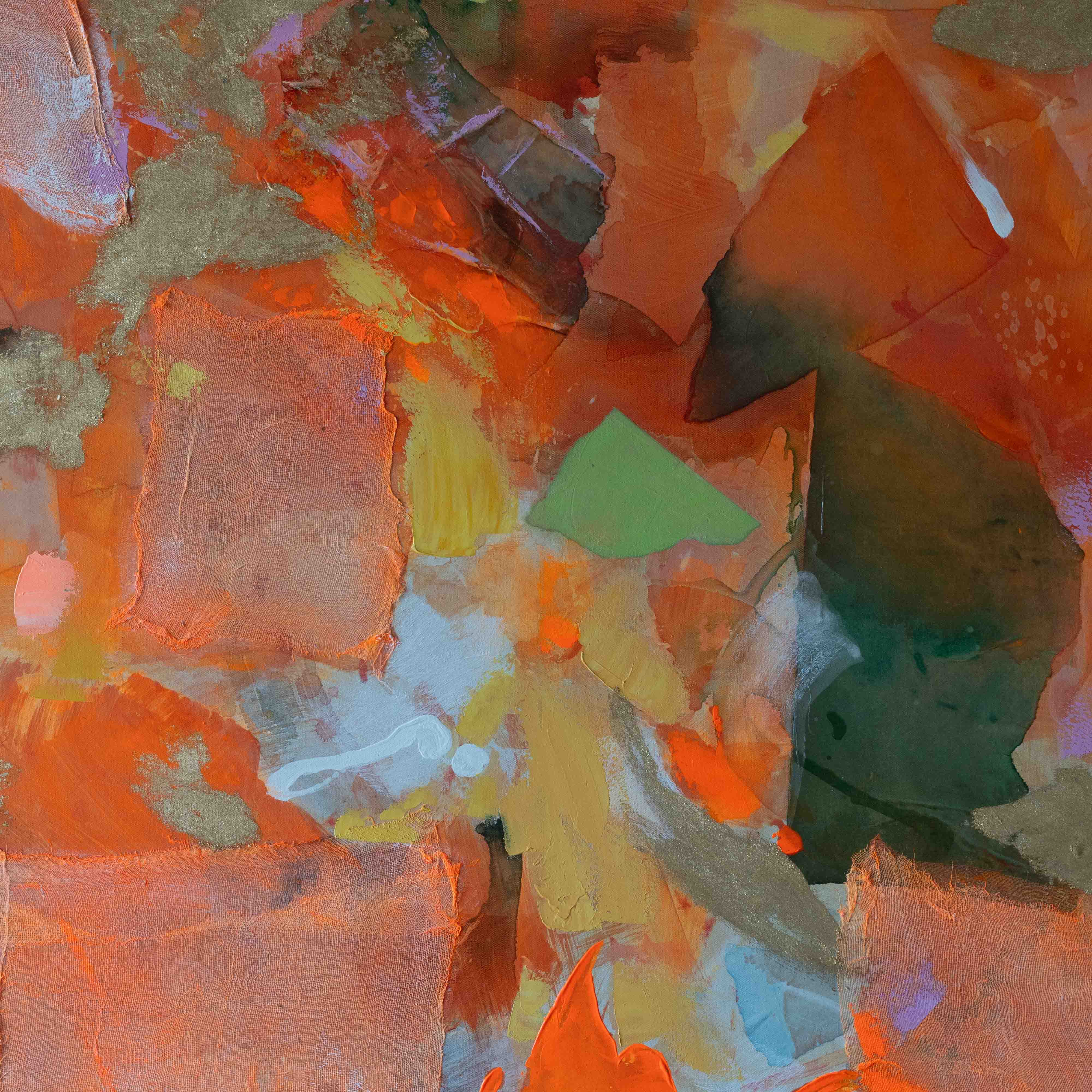 Silent Bloom Modern Hand Painted Abstract Wall Art | Art Painting - Art Paintings - WS Living Furniture Furniture Store in Dubai