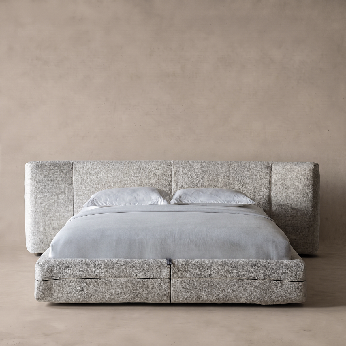 Cloud Plush King Size Upholstered Storage Bed