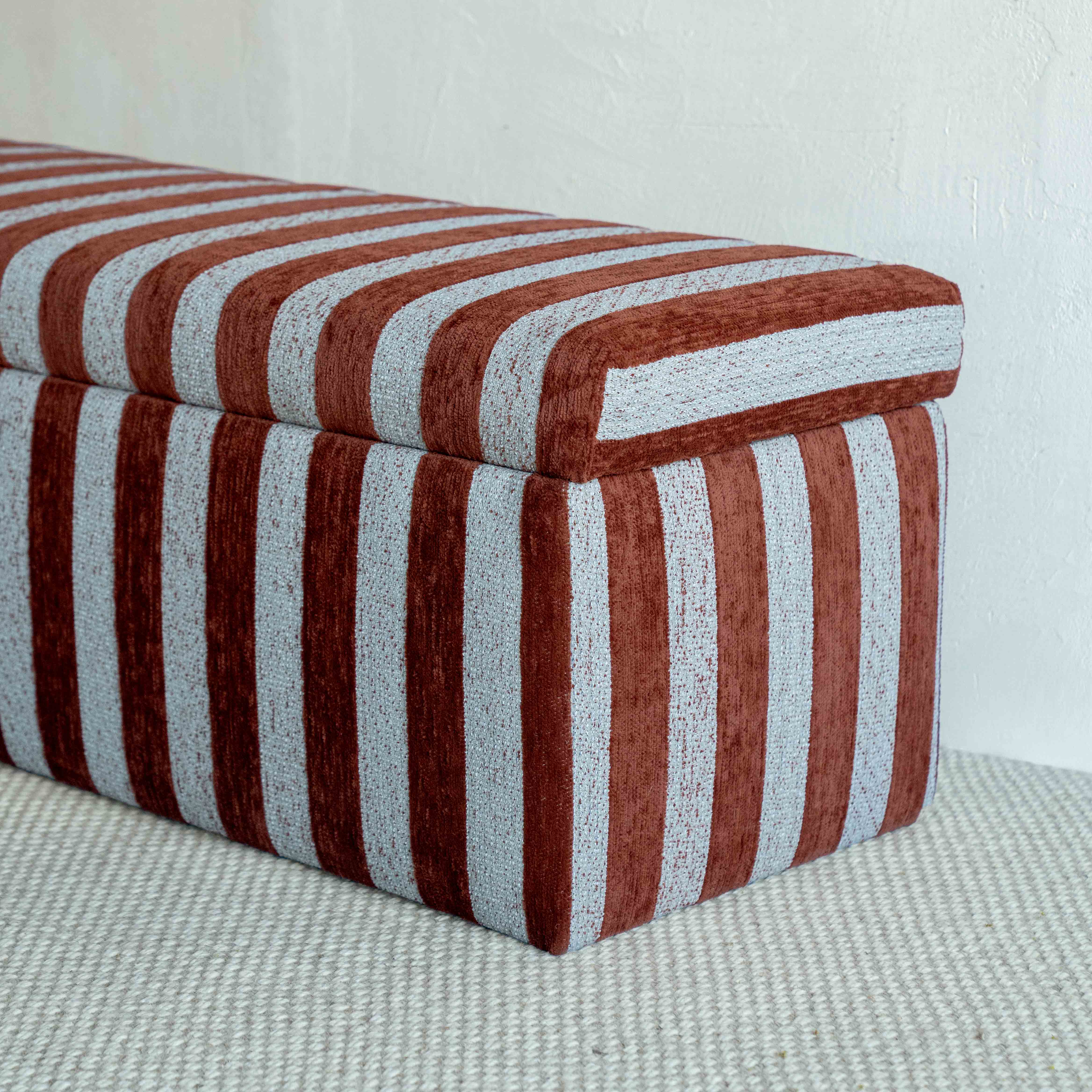 Enso Stripe Bench With Storage - Benches - WS Living Furniture Furniture Store in Dubai