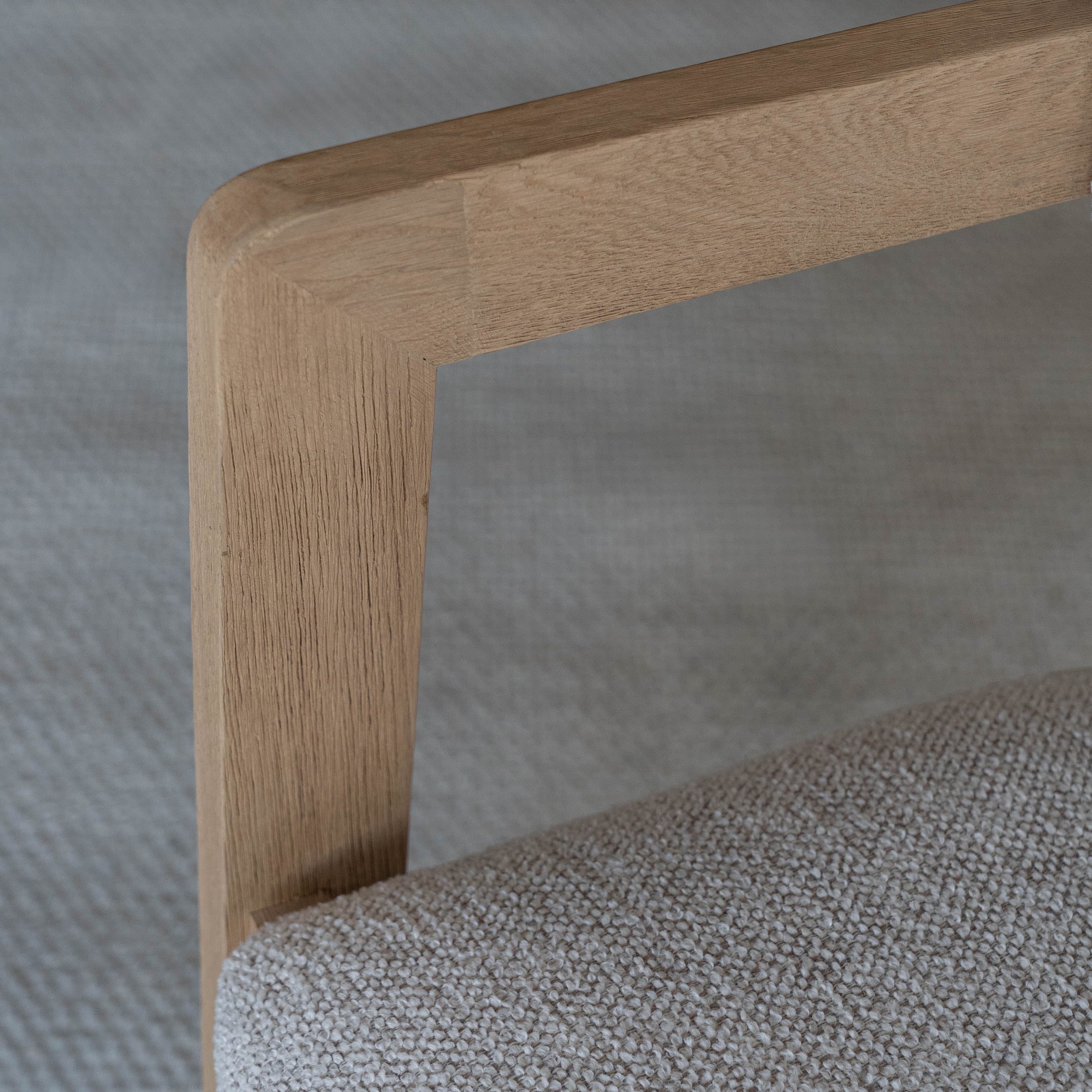 Caden Modern Solid Wood Dining Chair - GREY-WHITE