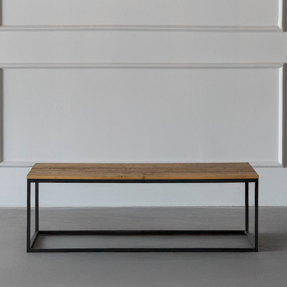 Nordic Industrial Rectangle Coffee Table - Coffee Tables - WS Living Furniture Furniture Store in Dubai