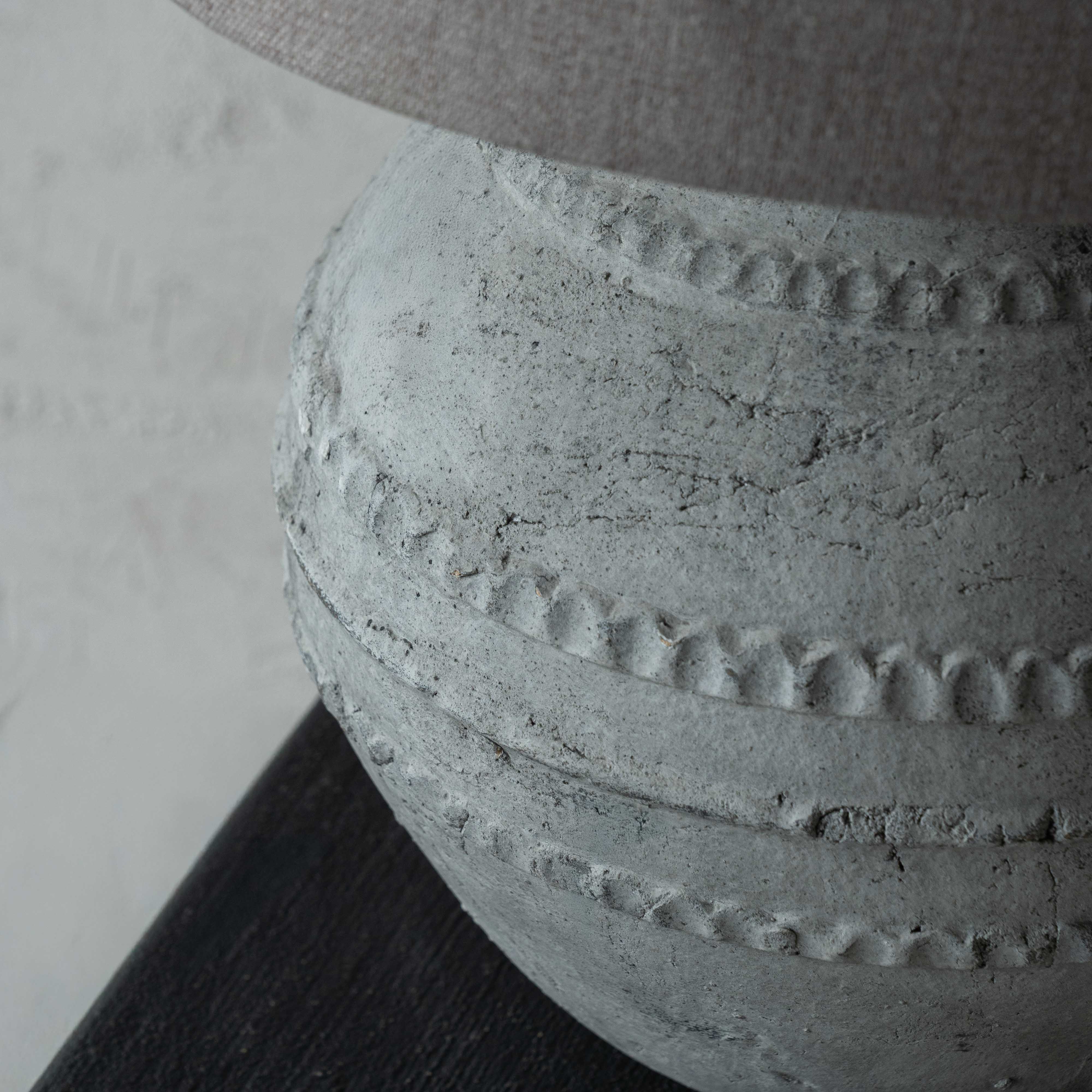 Vintage Charm French Style Grey Table Lamp - Table Lamps - WS Living Furniture Furniture Store in Dubai