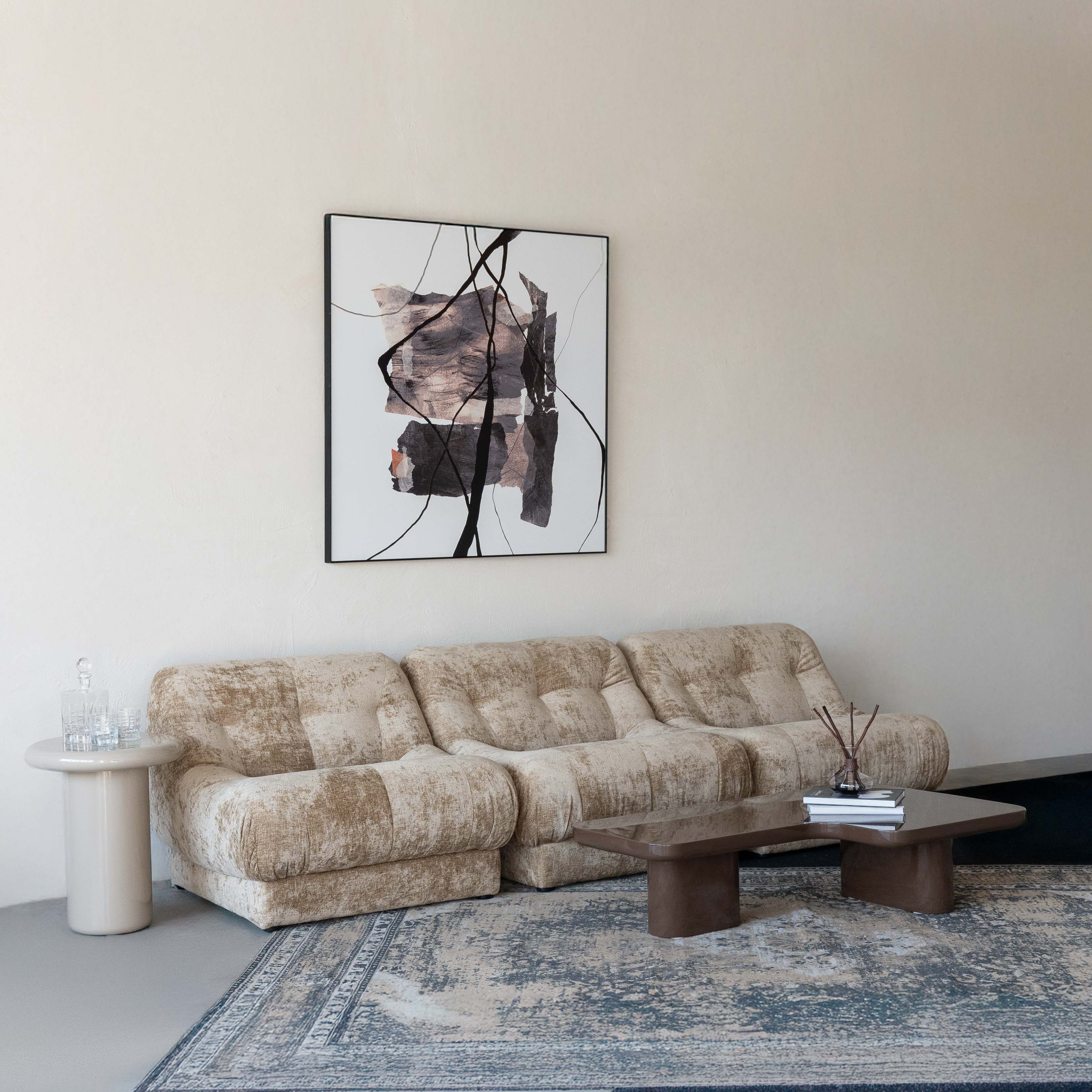 Alistair Beige Modern Nuvolone Wohnzimmer Style Modular Sofa - Sofas - WS Living Furniture Furniture Store in Dubai