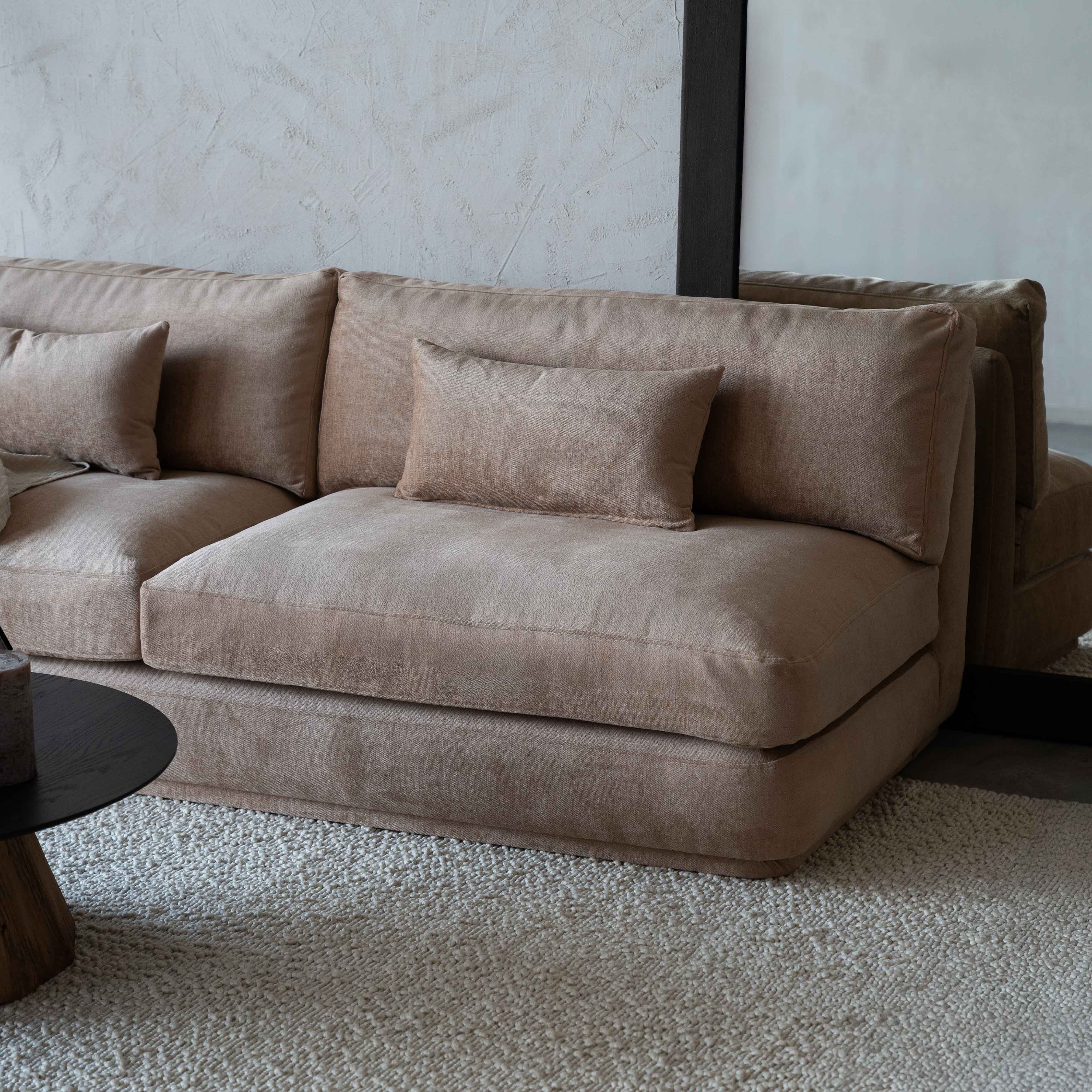 Sereina Copper Rose Modern 3 Seater Sofa - Sofas - WS Living Furniture  Furniture Store in Dubai