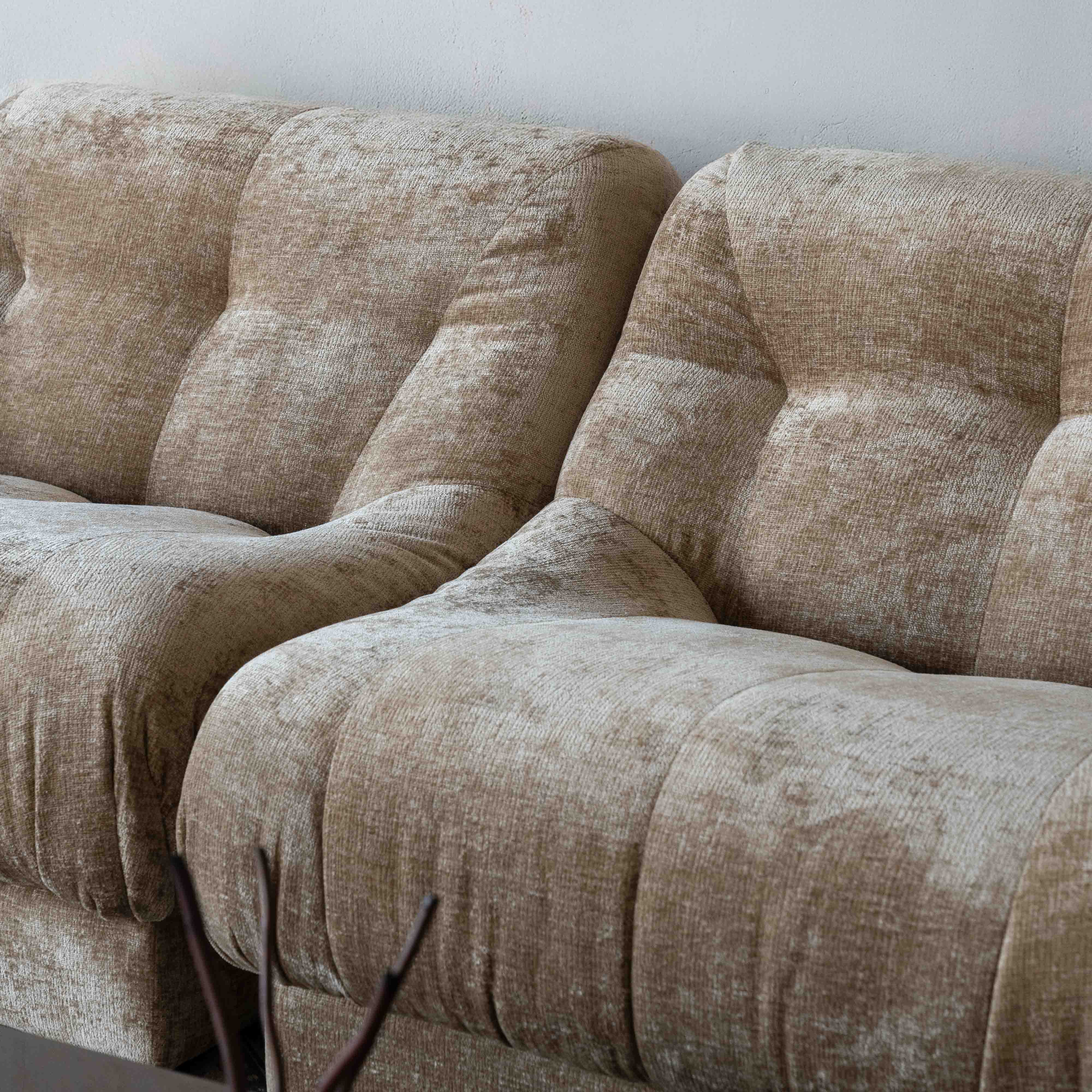 Alistair Beige Modern Nuvolone Wohnzimmer Style Modular Sofa - Sofas - WS Living Furniture Furniture Store in Dubai