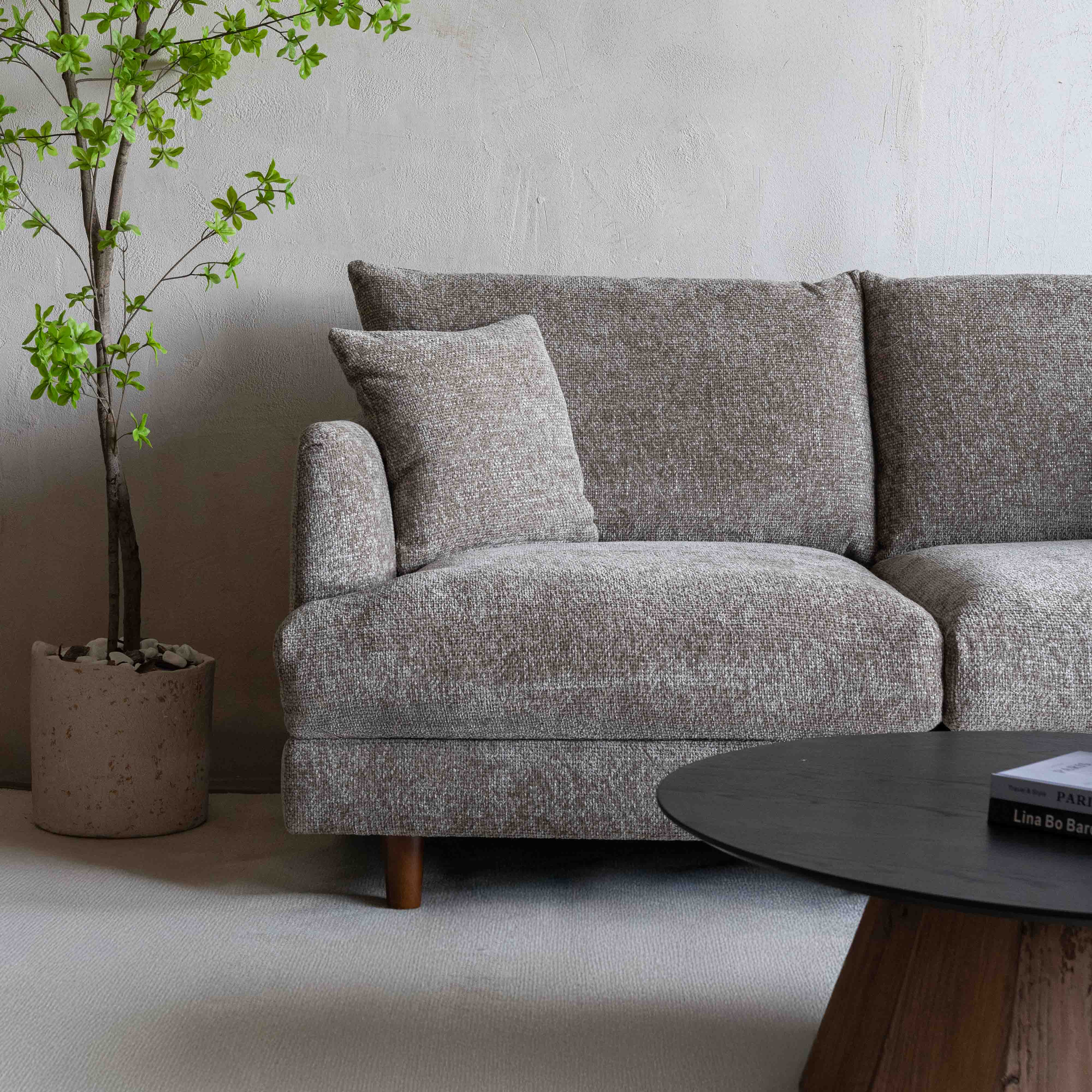 Nest Grey Modern Two Seater Sofa - Sofas - WS Living Furniture Furniture Store in Dubai