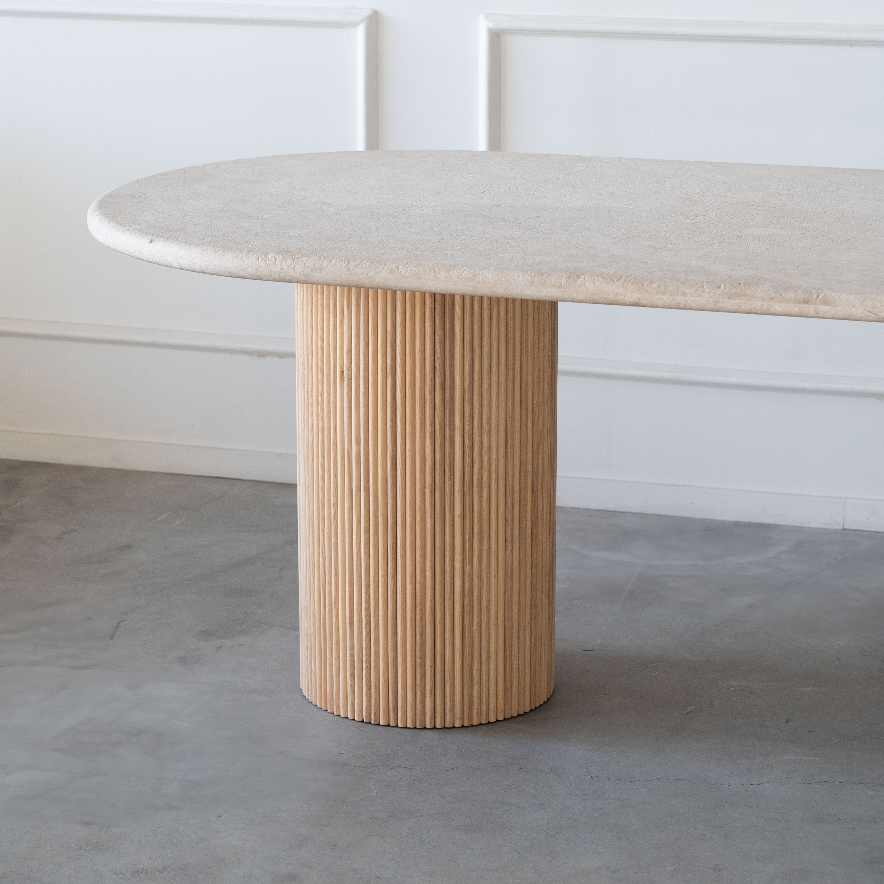 Palm Oval Dining Table - Dining Table - WS Living - UAE Modern Home Furniture Stores in Dubai