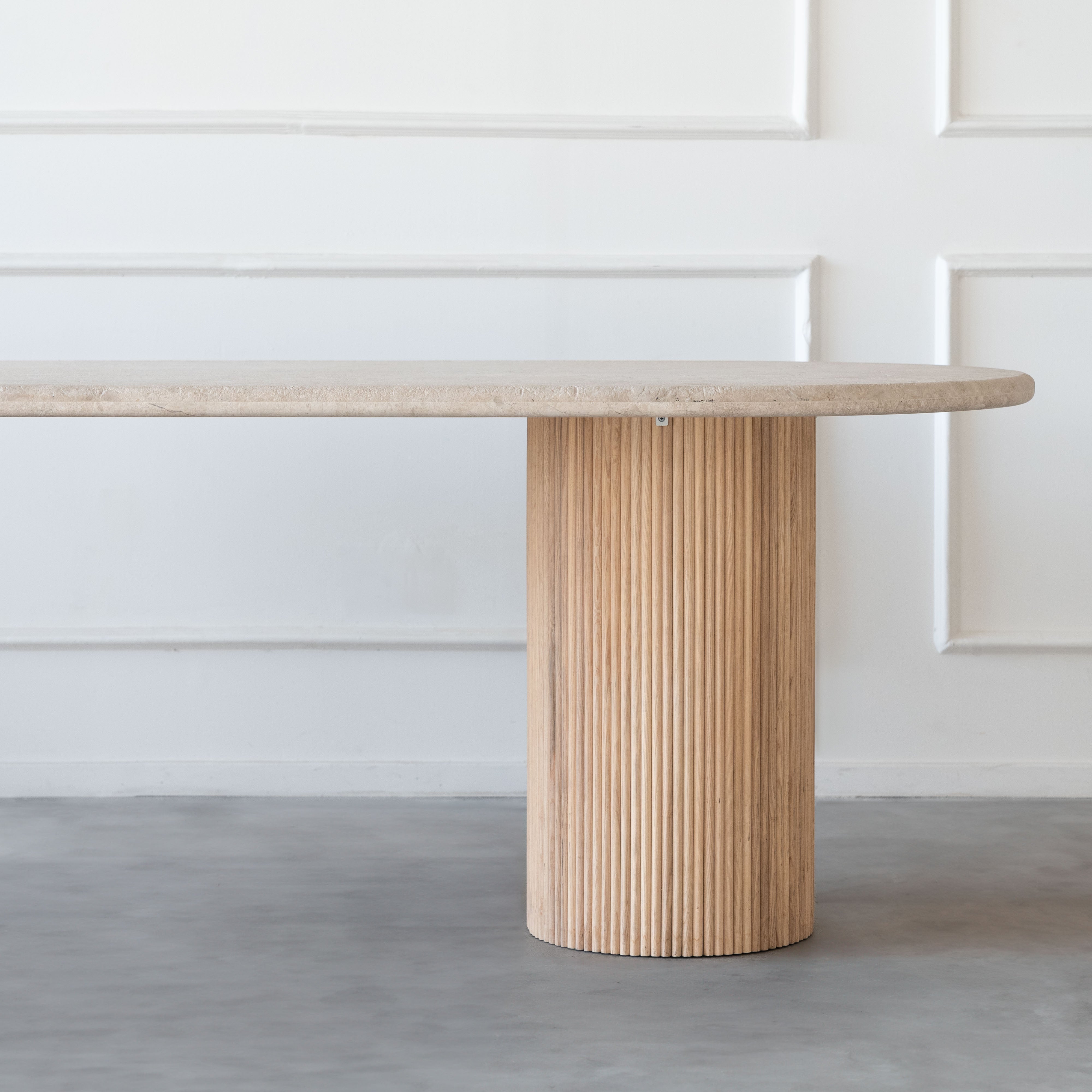 Palm Oval Dining Table - Dining Table - WS Living - UAE Modern Home Furniture Stores in Dubai