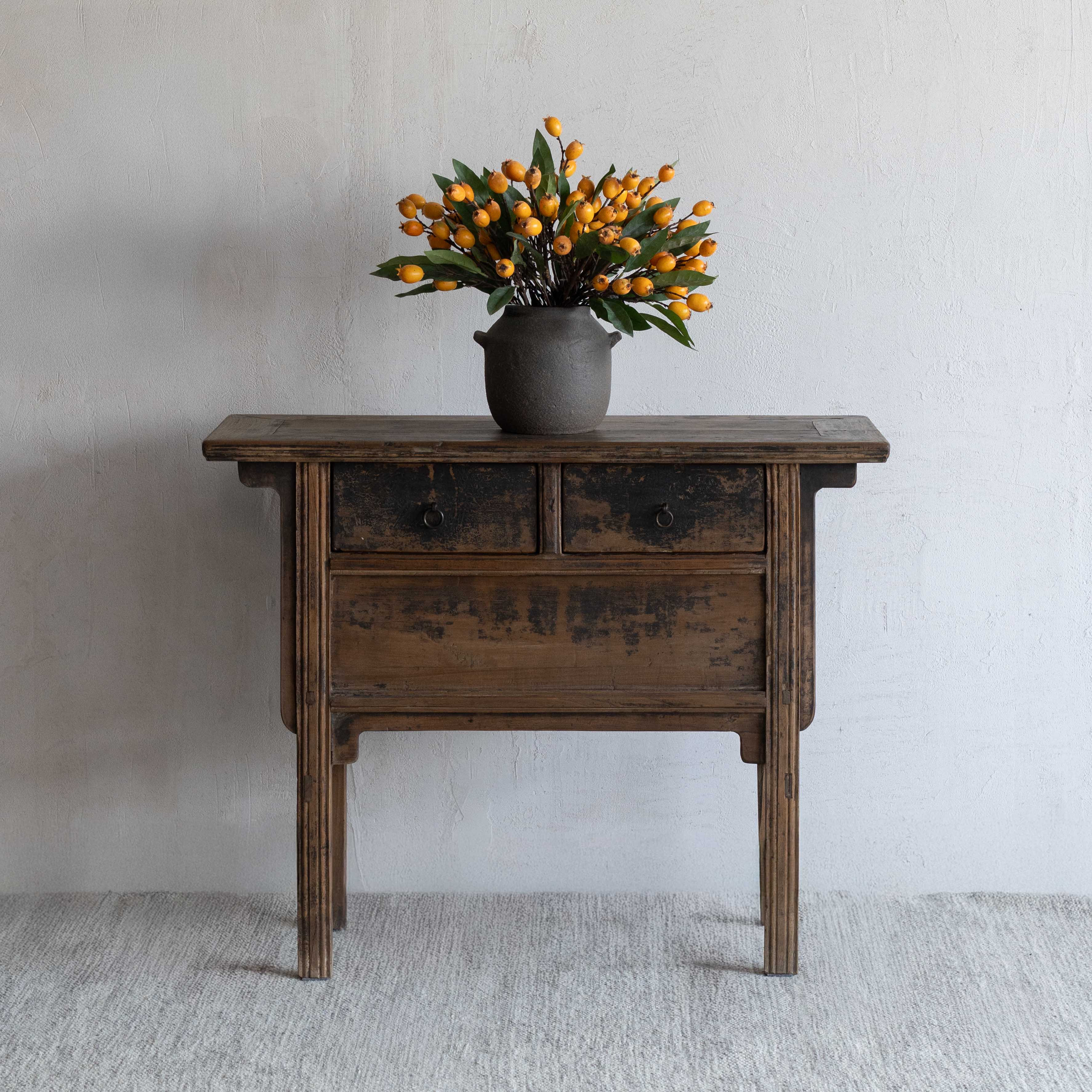 Noble Real Antique Solid Wood Console Table