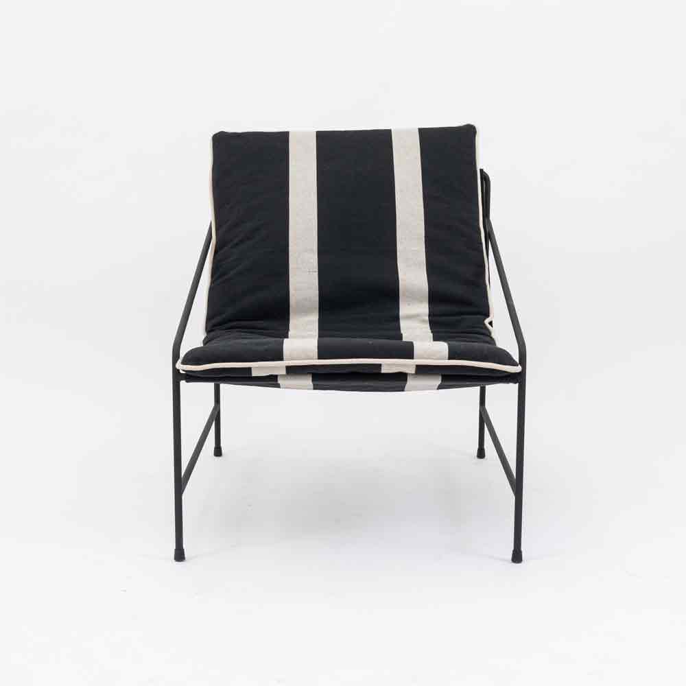 Novato Sun Black Lounge Chair - - WS Living Furniture Furniture Store in Dubai