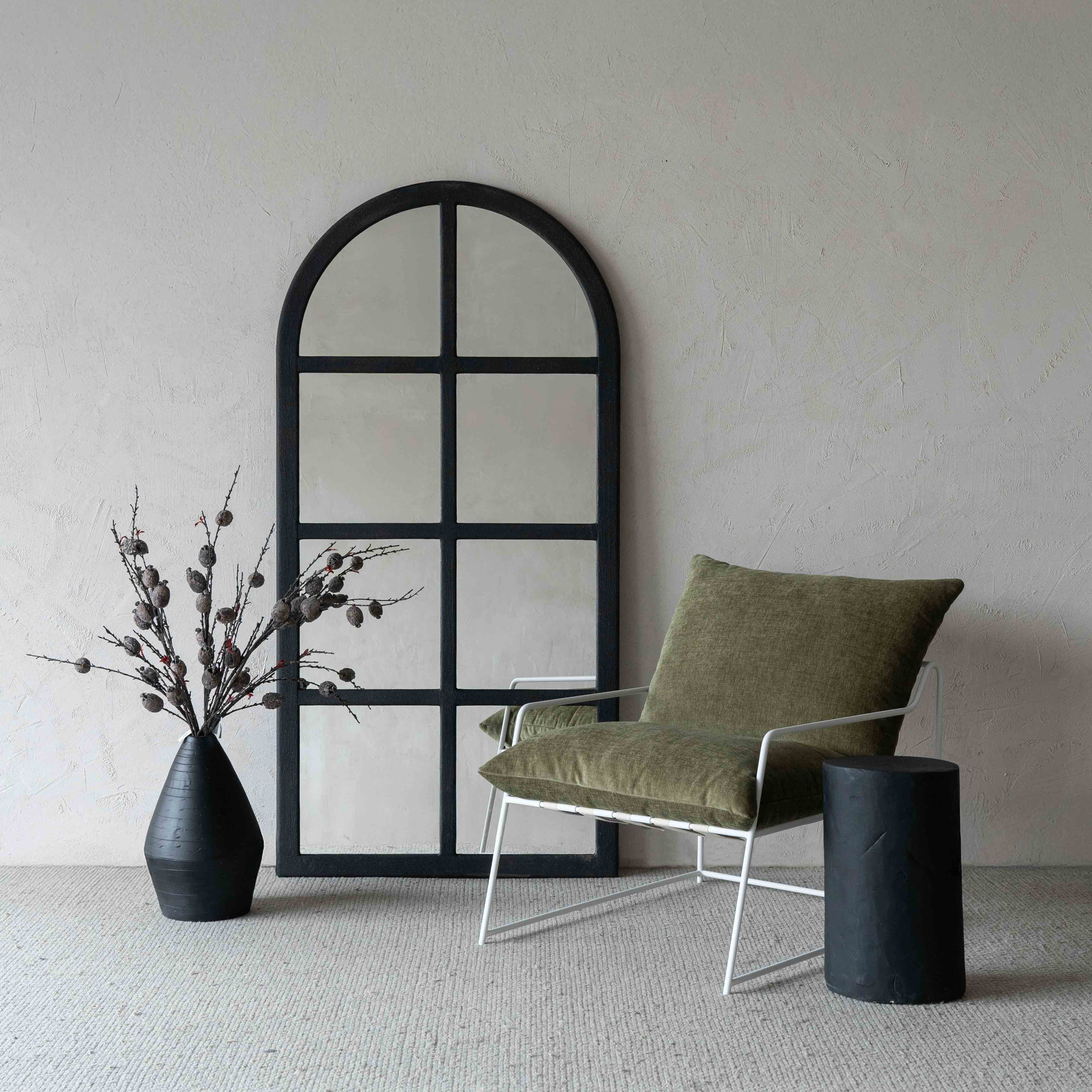 Novato Comfortable Relax Lounge Chair - White Frame - Arm chair - WS Living Furniture Furniture Store in Dubai
