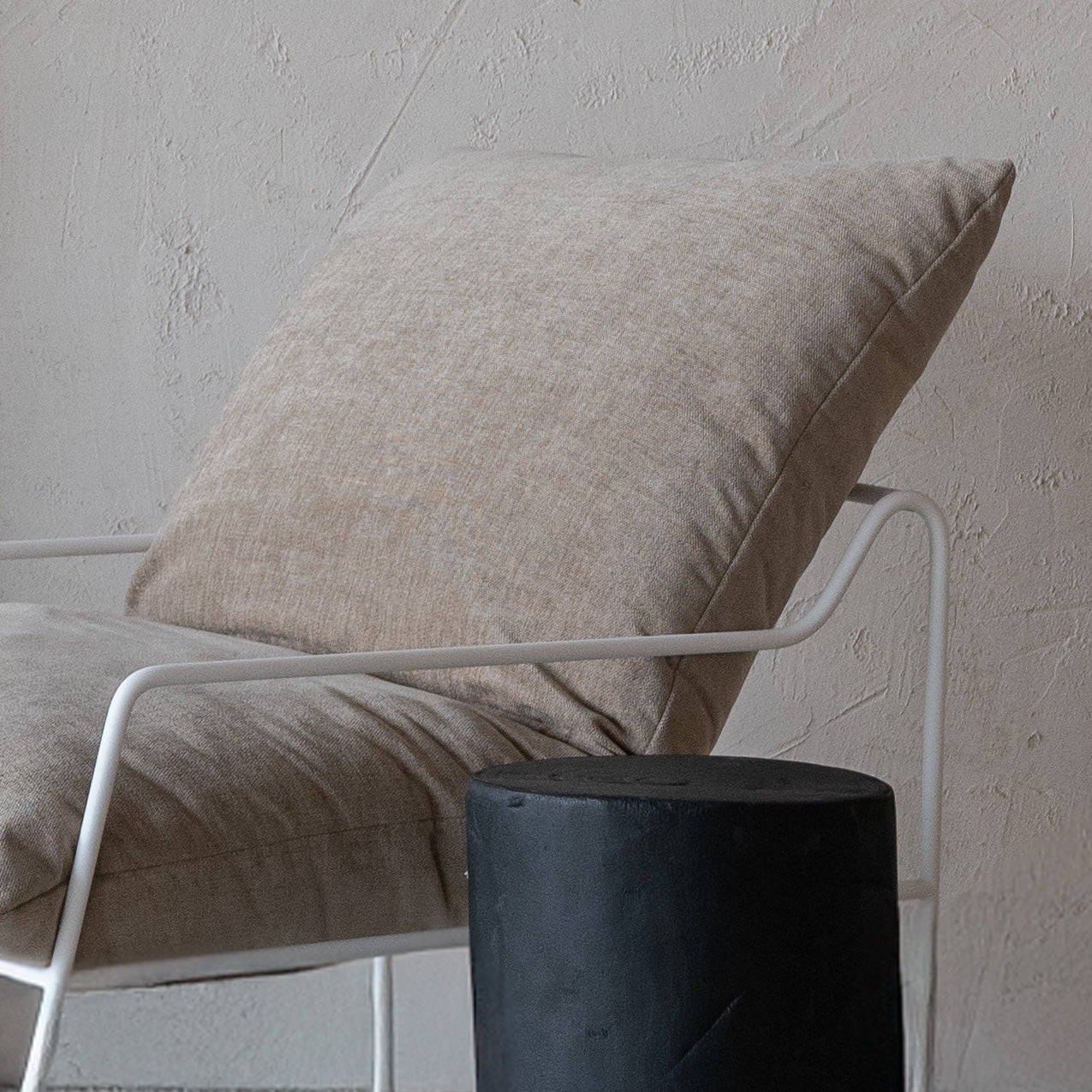 Novato Comfortable Relax Lounge Chair - White Frame - Arm chair - WS Living Furniture Furniture Store in Dubai
