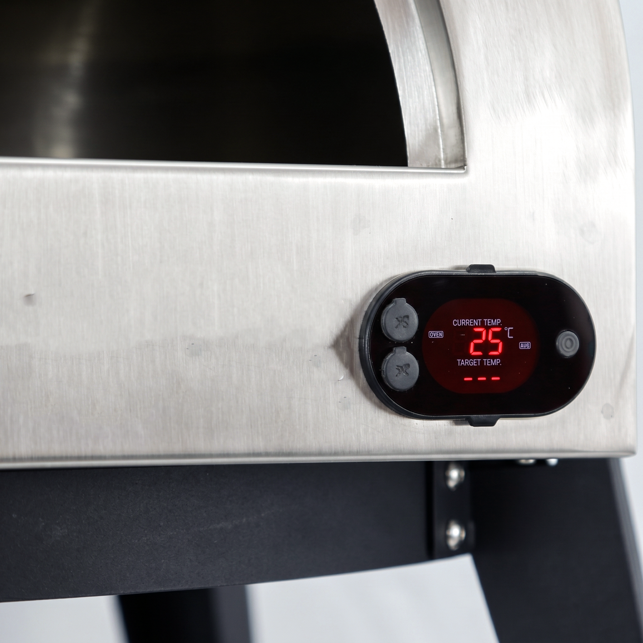 Forno Gas Clay Pizza Oven Dome Oven With Electronic Thermometer
