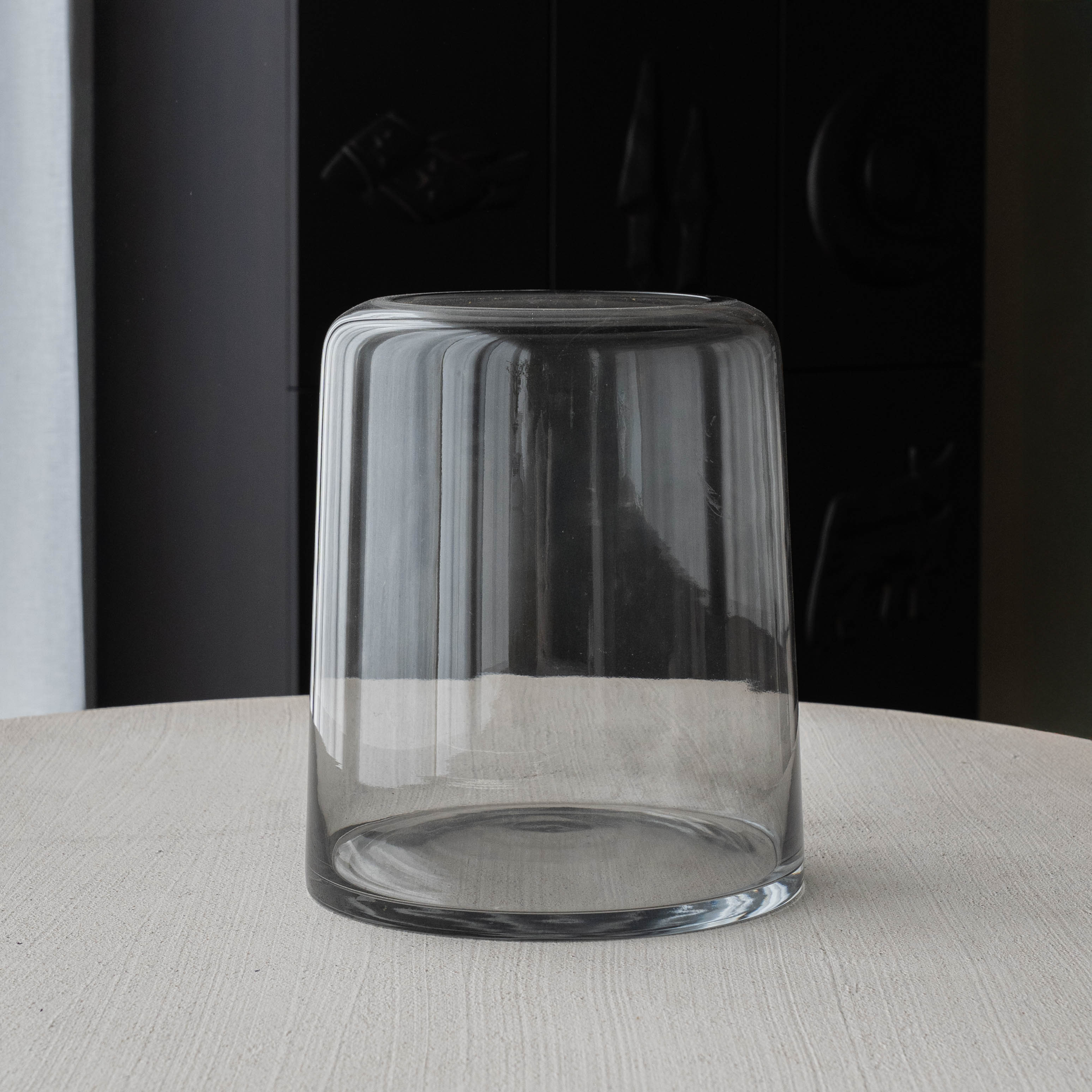 Odessa Decorative Glass Vase | Flower Pot (CLEAR) - Vase - WS Living Furniture Furniture Store in Dubai