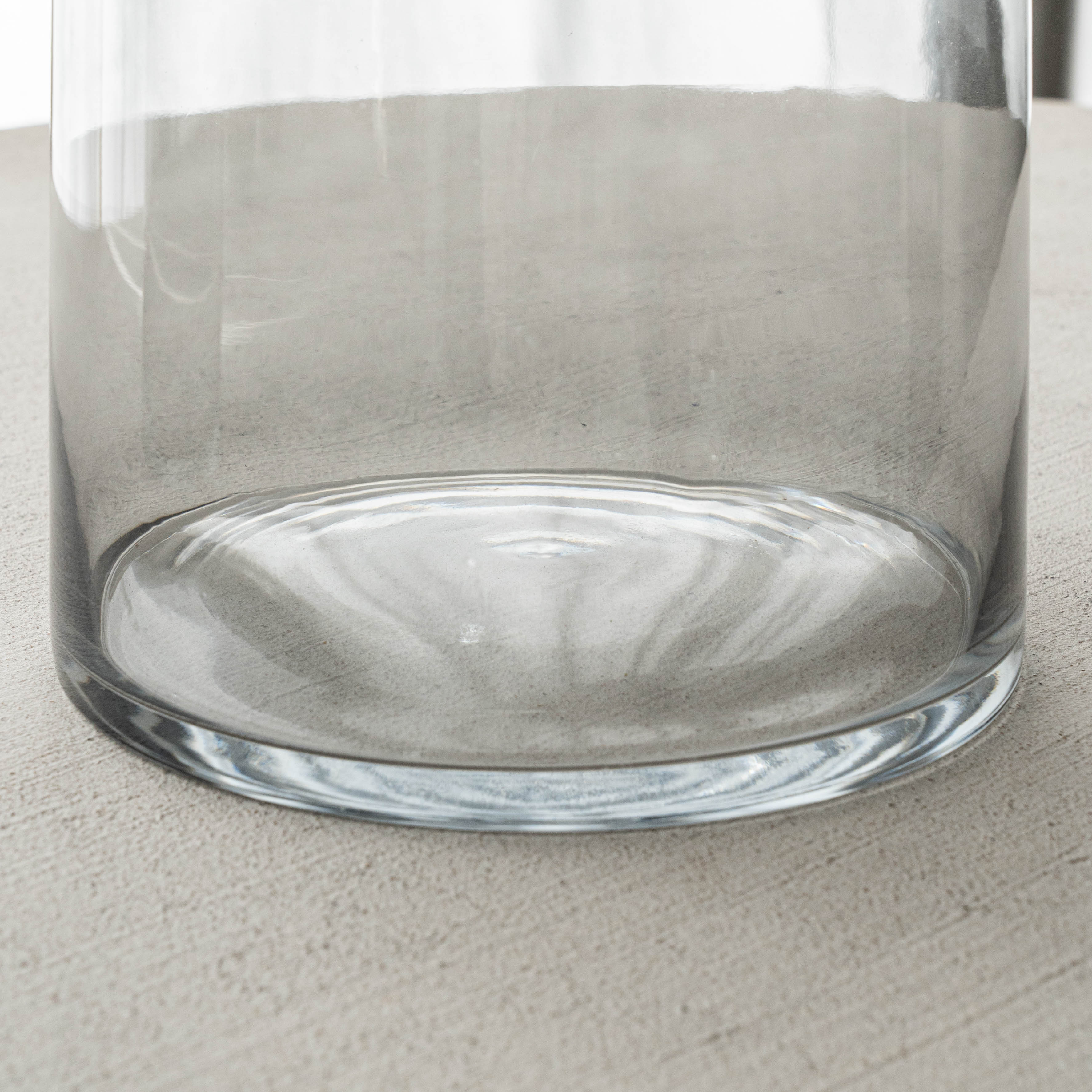 Odessa Decorative Glass Vase | Flower Pot (CLEAR) - Vase - WS Living Furniture Furniture Store in Dubai