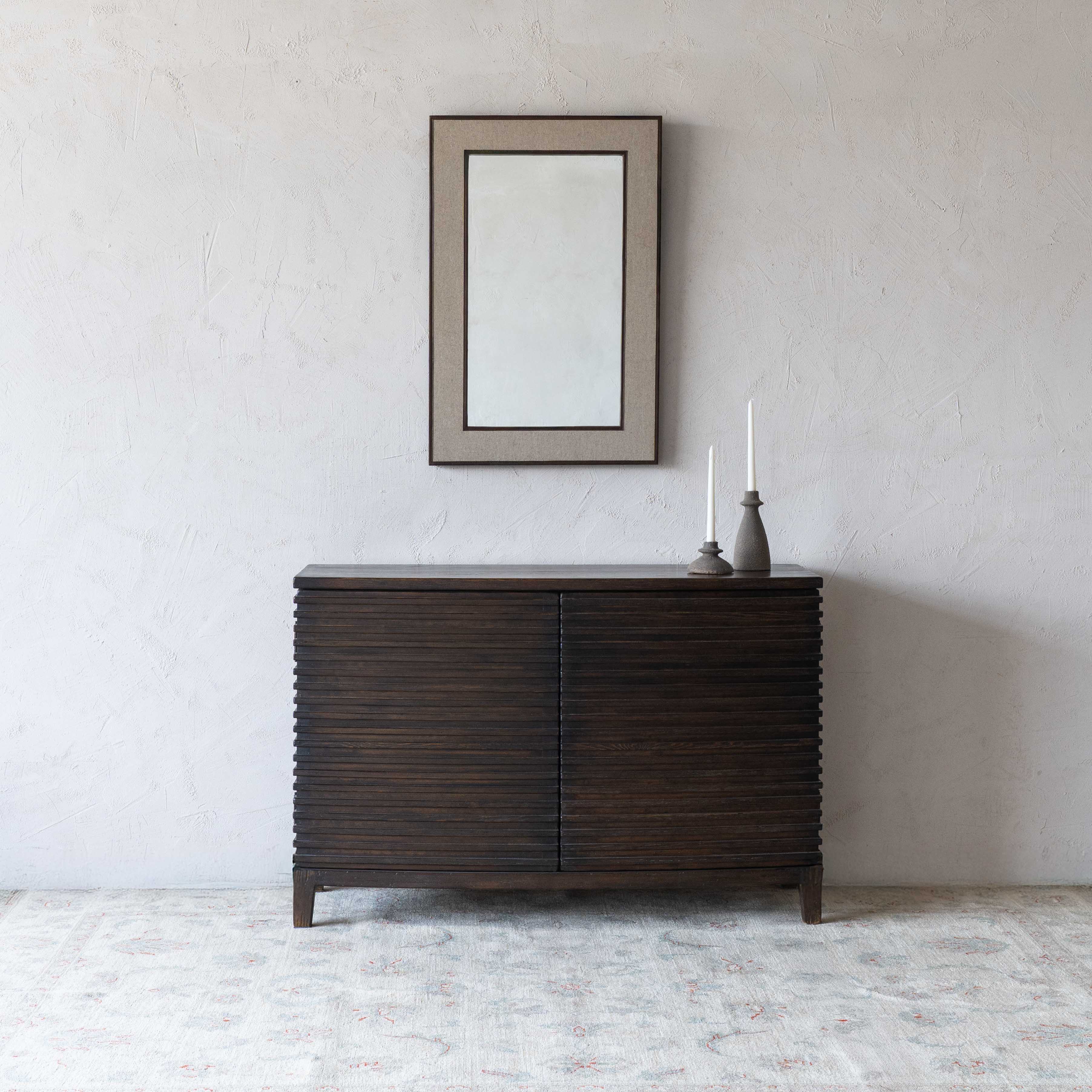 Odin Dark Solid Wood Vintage Style Cabinet - GD325-A - Cabinets - WS Living Furniture Home Furniture Stores in Dubai