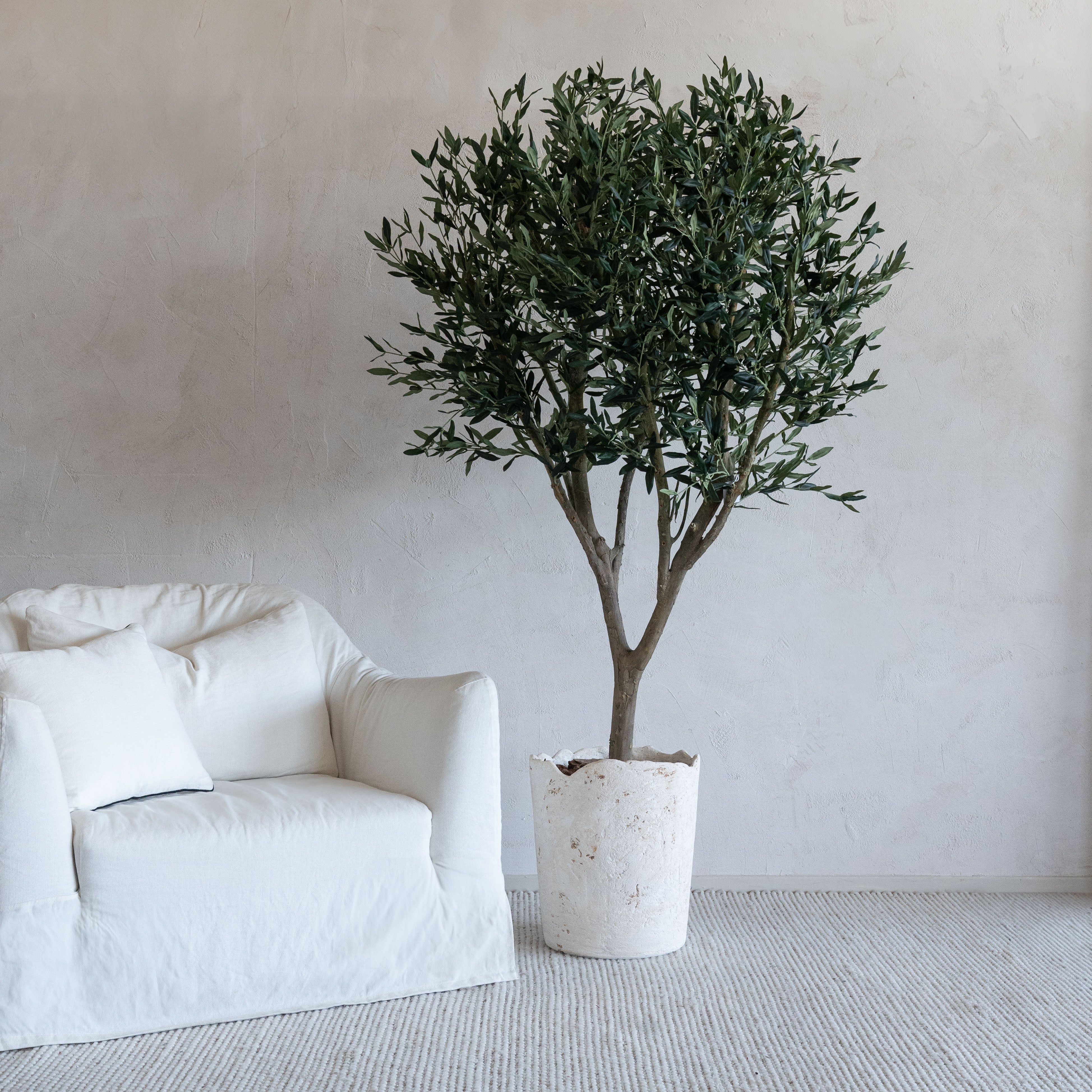 Handmade Decorative Artificial Olive Tree - Large - 681817 - Artificial Tree - WS Living - UAE Modern Home Furniture Stores in Dubai