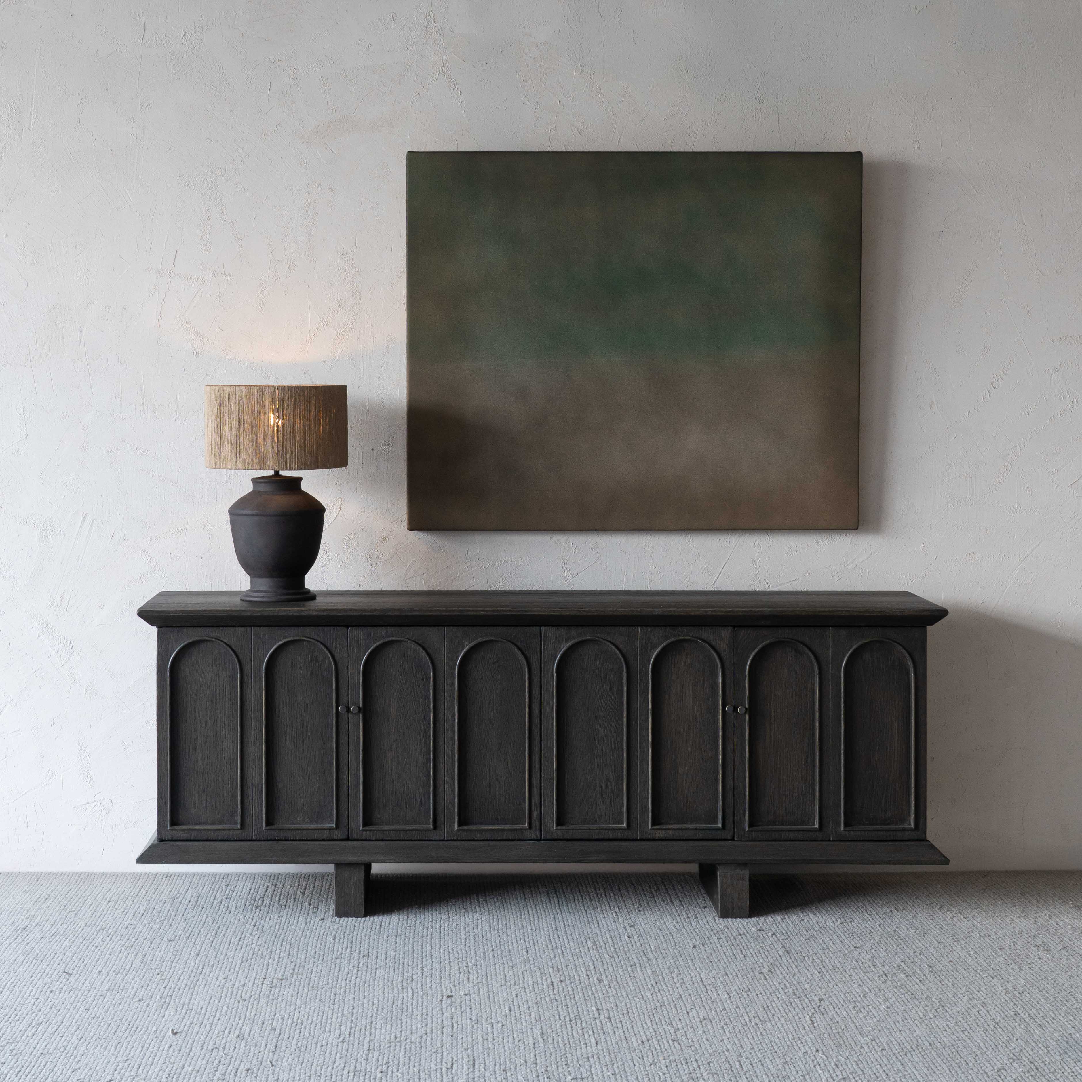Orion Arch Door Solid Wood Classic Style Sideboard - GO37-A