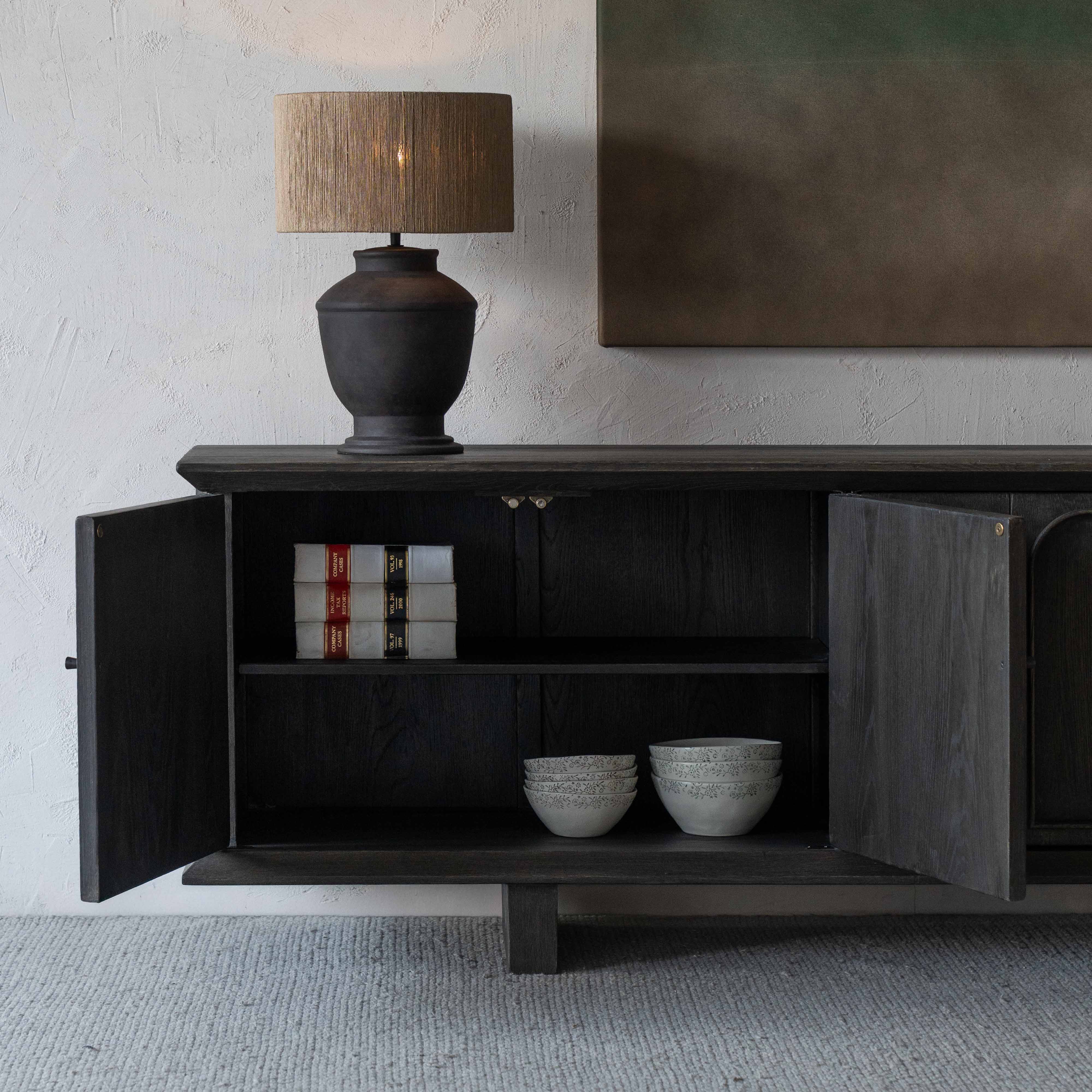 Orion Arch Door Solid Wood Classic Style Sideboard - GO37-A