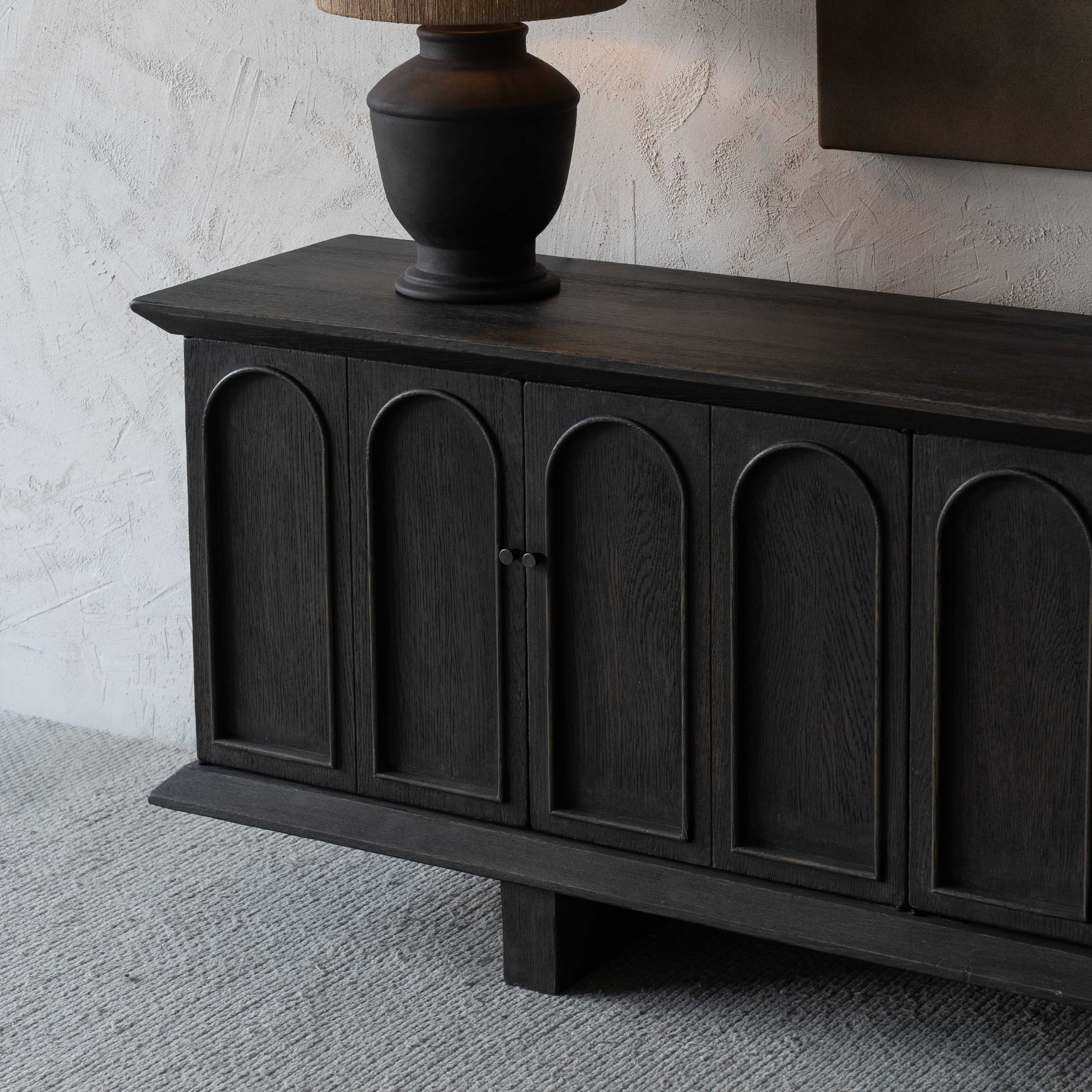 Orion Arch Door Solid Wood Classic Style Sideboard - GO37-A
