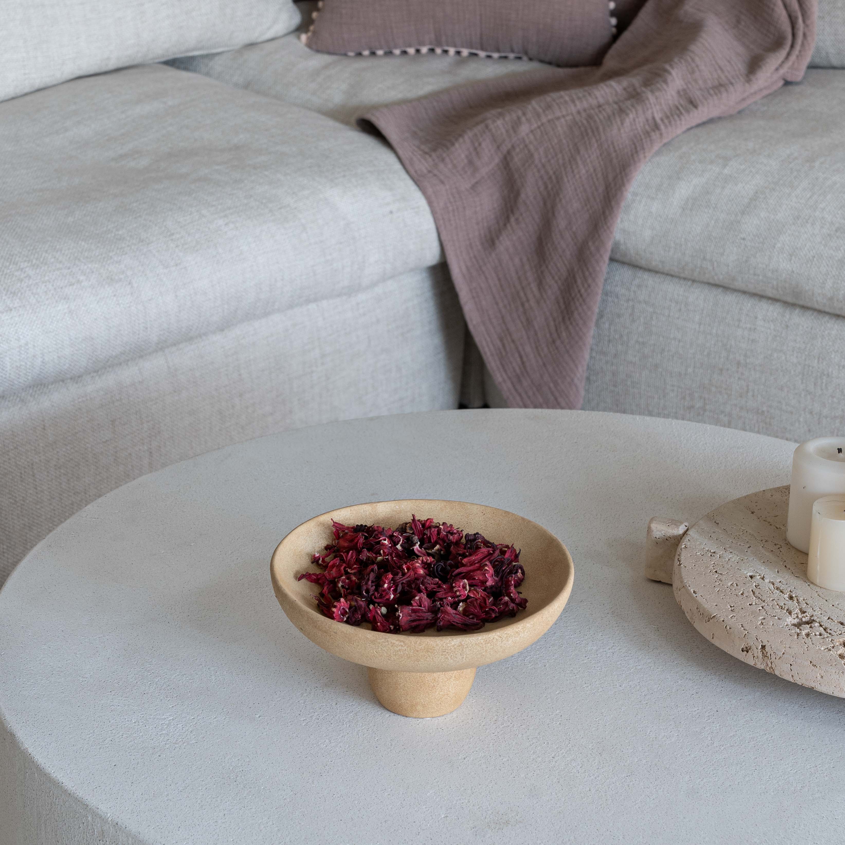 Relic Black & Beige Decorative Fruit Bowl | Table Bowl - Bowls - WS Living Furniture Furniture Store in Dubai