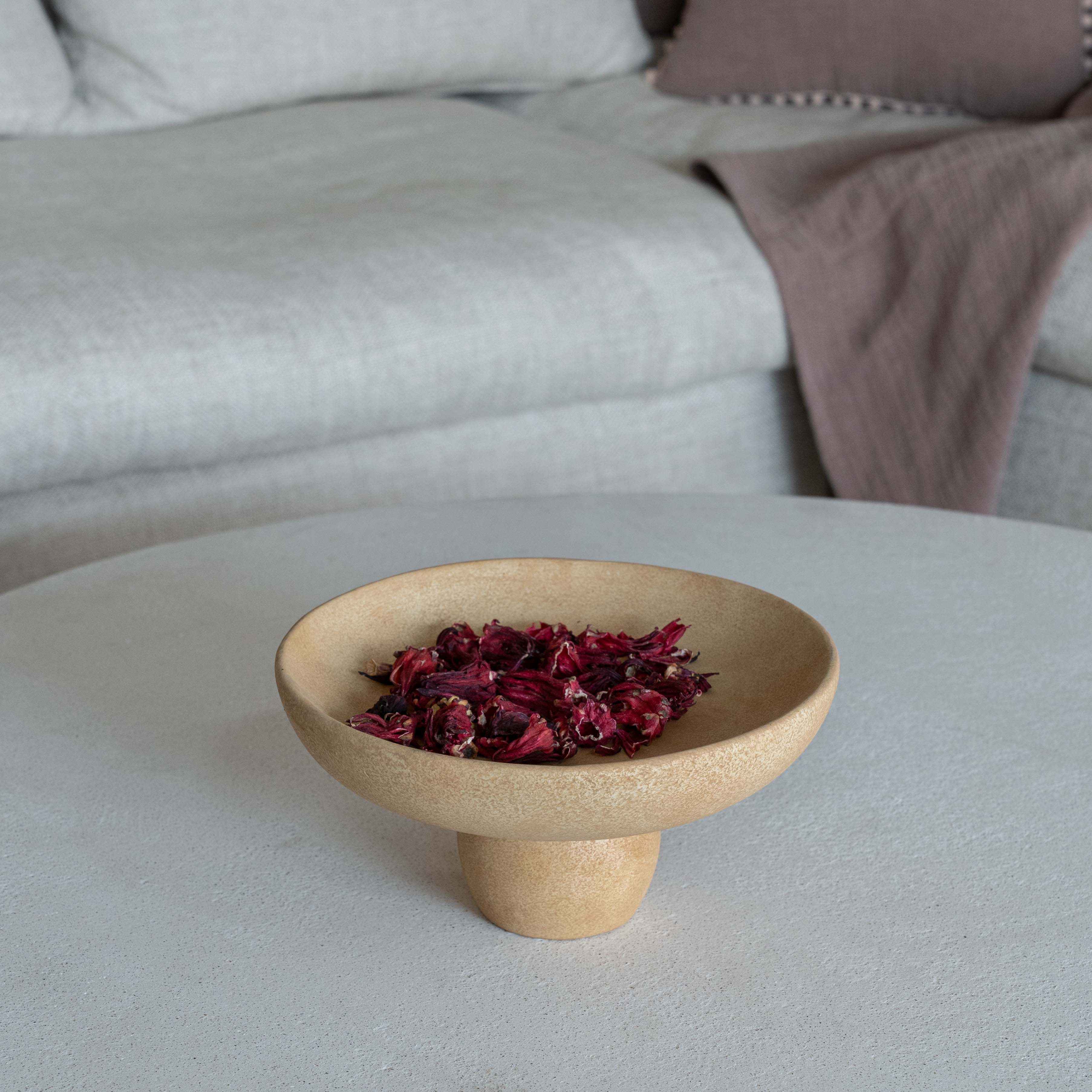 Relic Black & Beige Decorative Fruit Bowl | Table Bowl - Bowls - WS Living Furniture Furniture Store in Dubai
