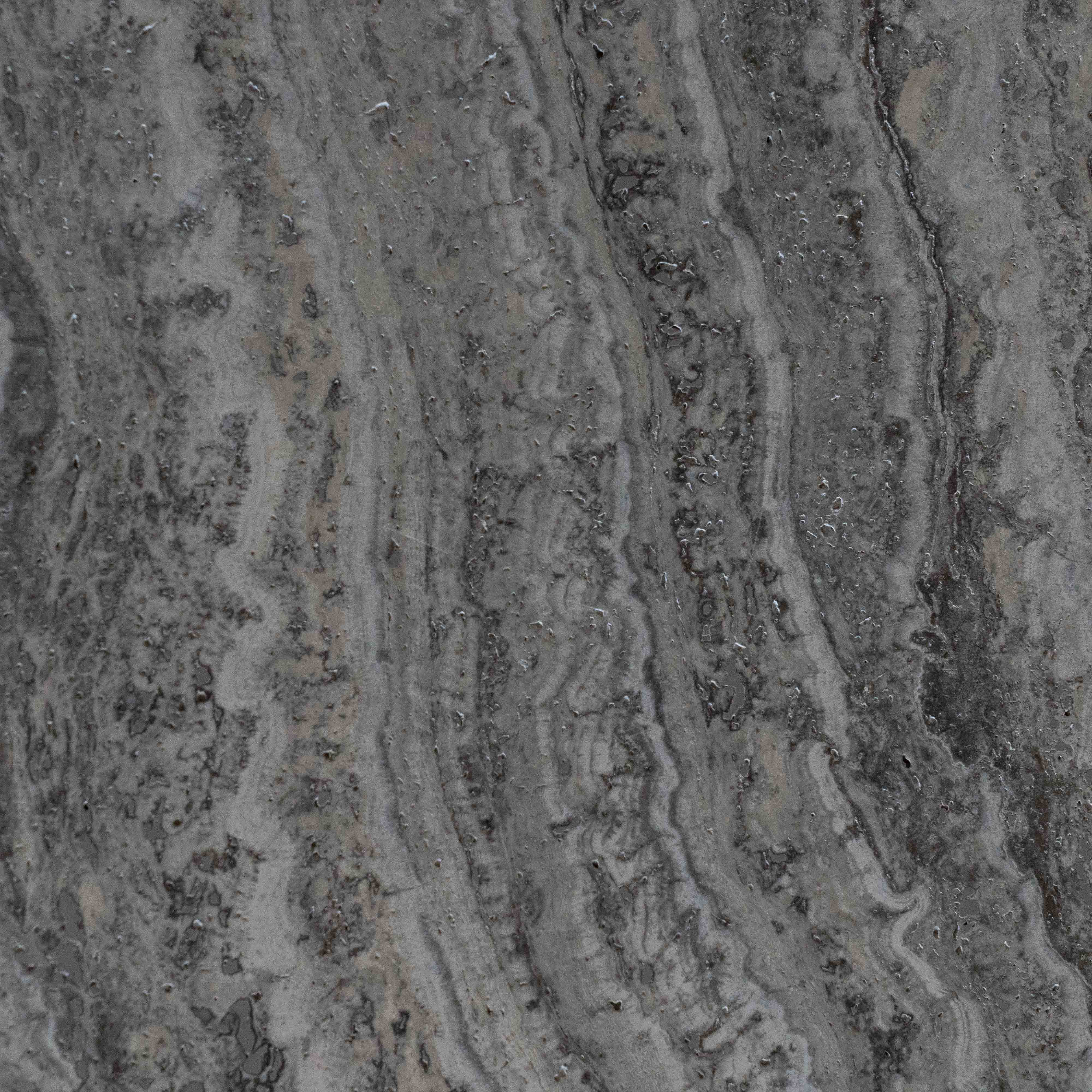 طاولة جانبية للسرير من رخام الترافرتين بلون بيج