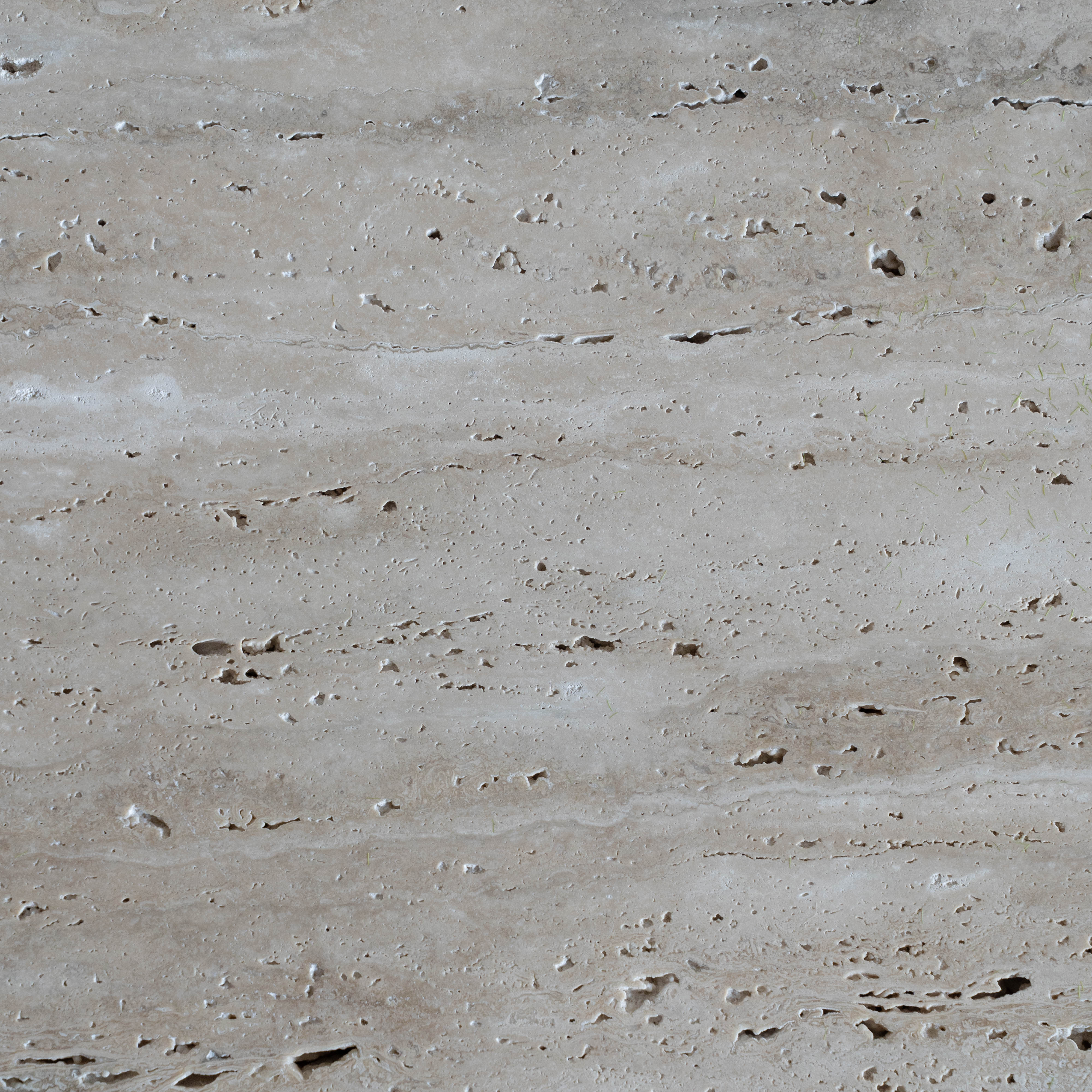 Palm Travertine Marble Square Coffee Table