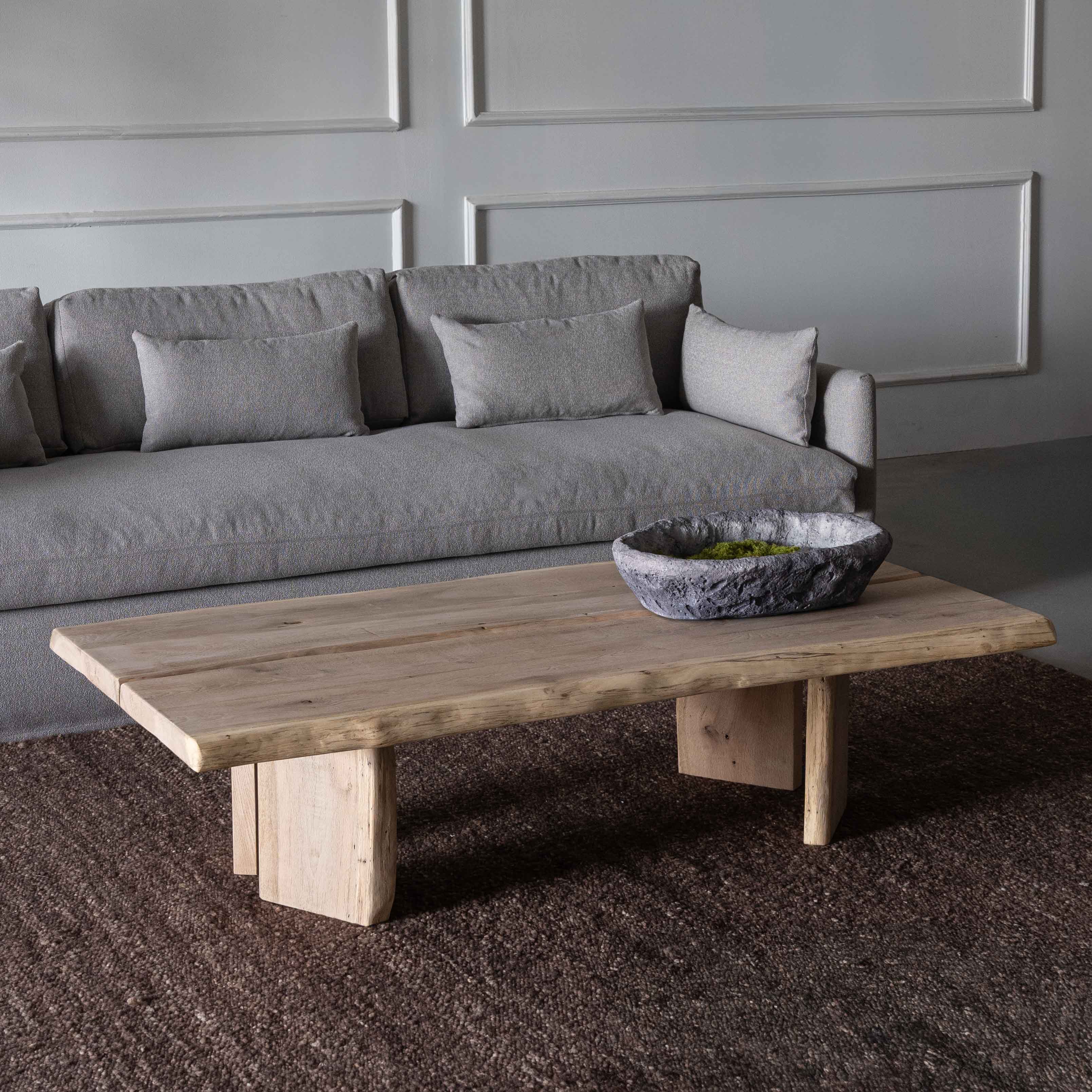 Palma Oak Wood Artisan Coffee Table