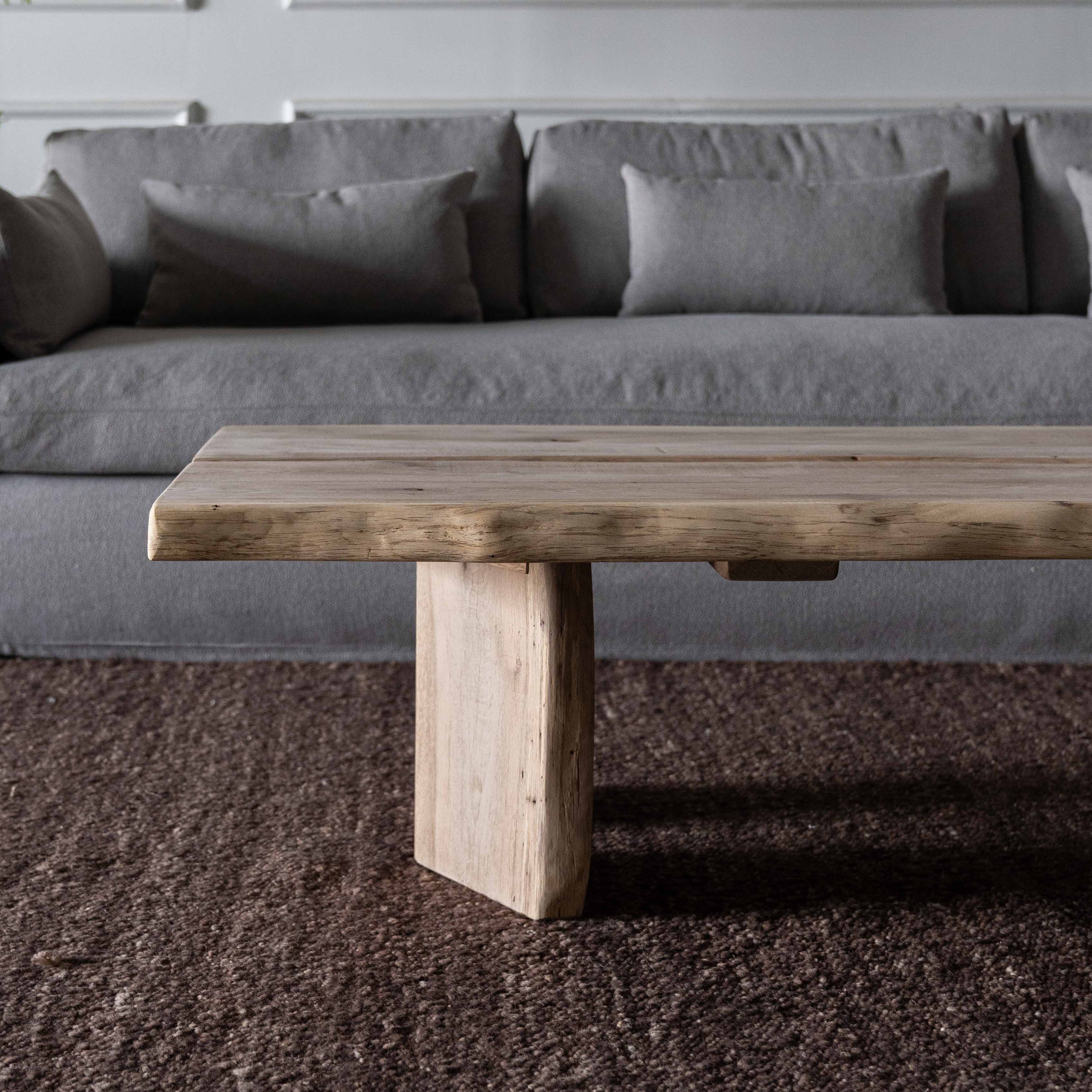 Palma Oak Wood Artisan Coffee Table