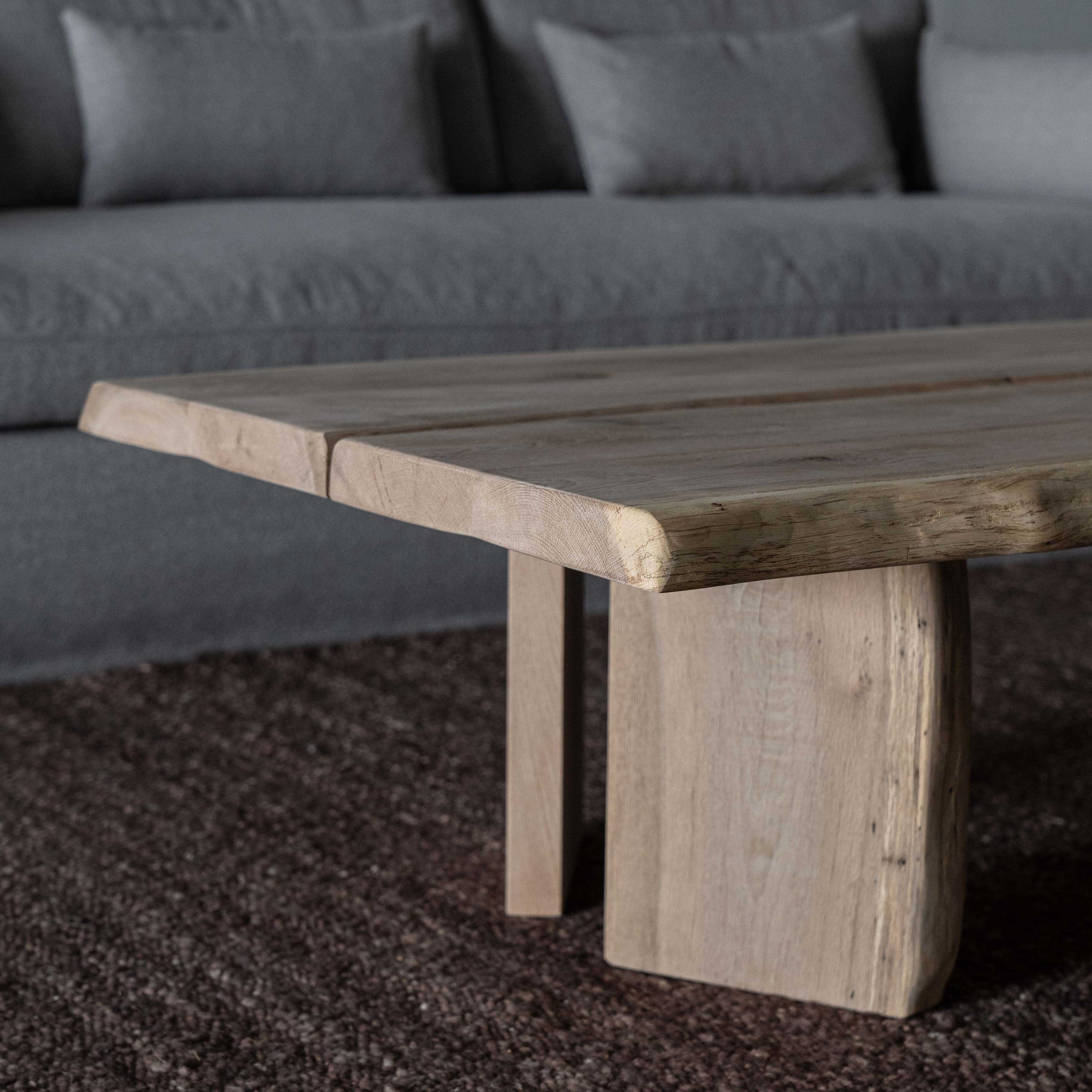 Palma Oak Wood Artisan Coffee Table