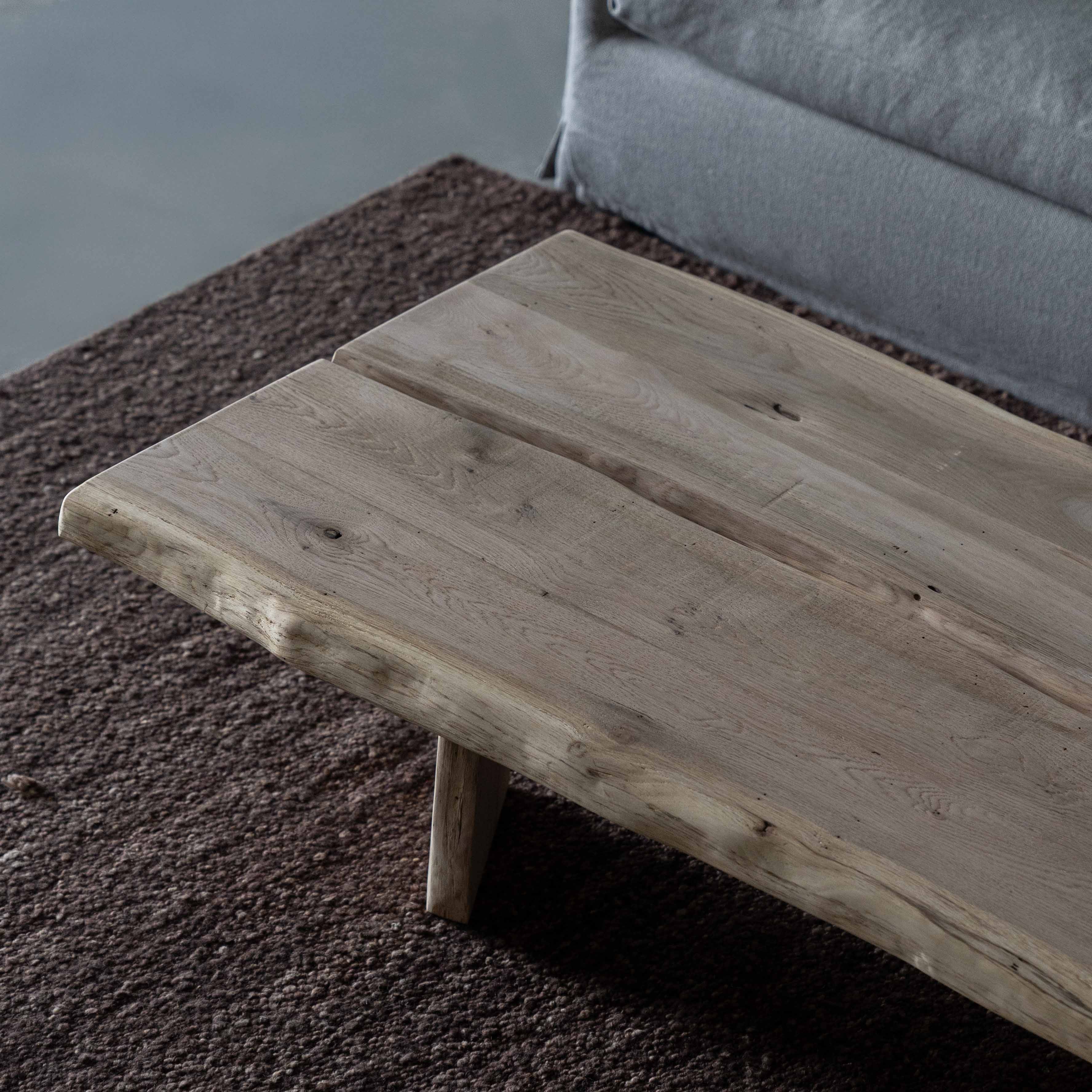 Palma Oak Wood Artisan Coffee Table